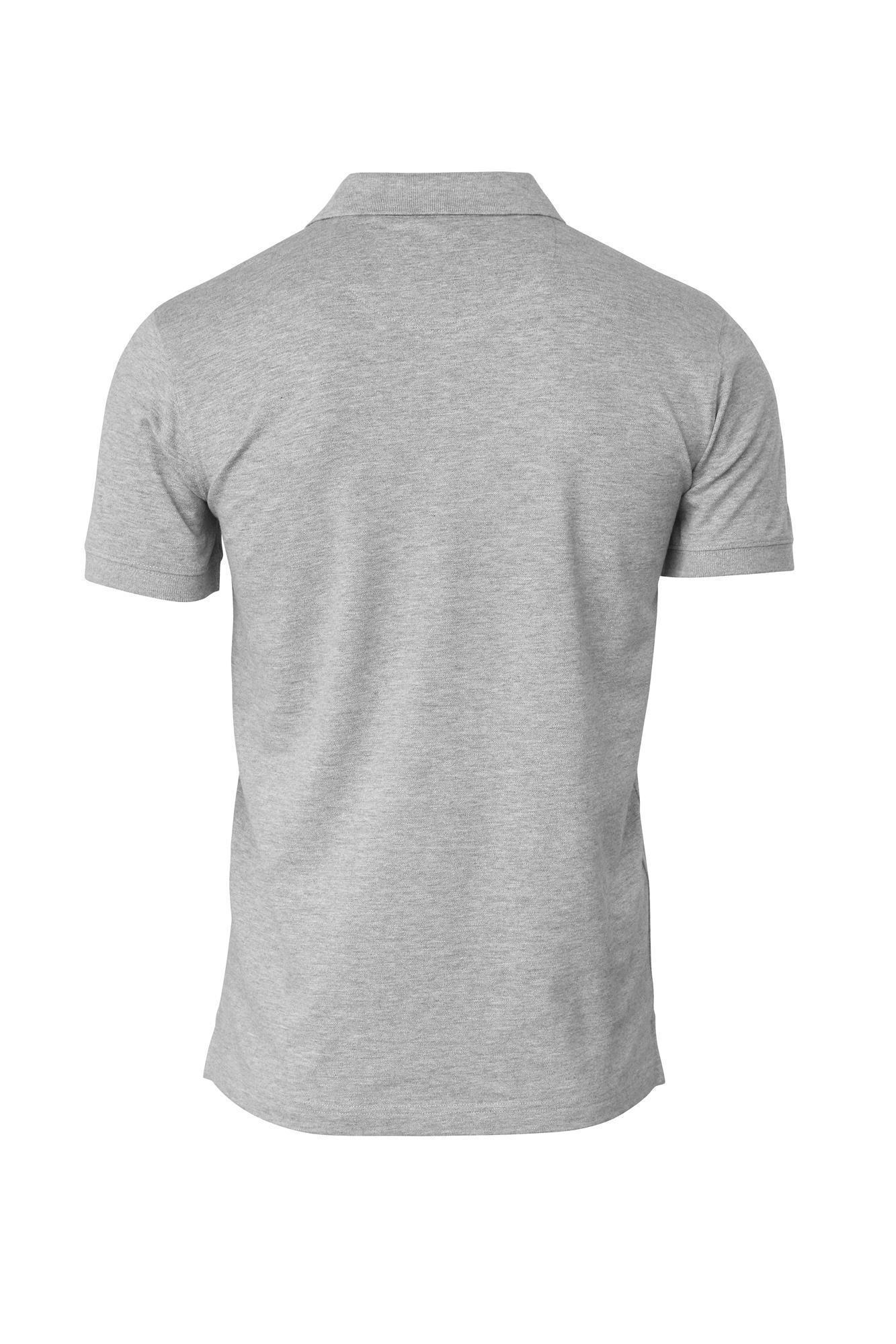 Men's organic cotton polo shirt Harvard 230 g/m² Nimbus® Grey Melange L