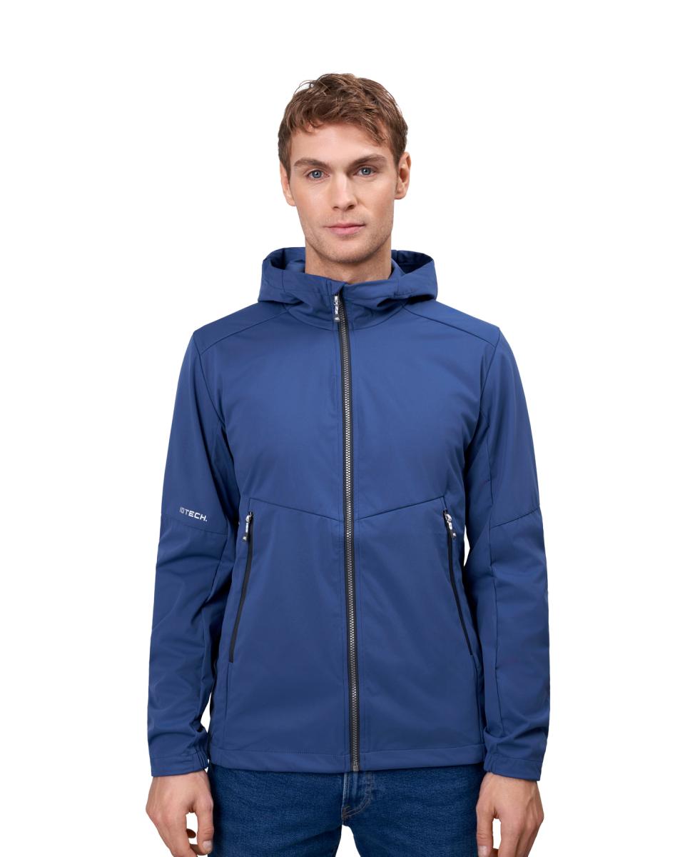 Soft Shell-Jacke Herren | light ID Identity® Stormy Blue 4XL