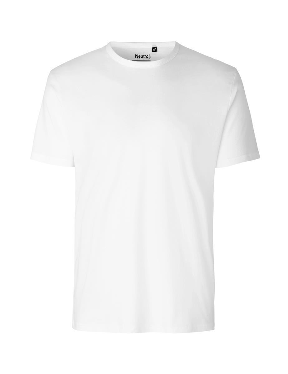 Organic Fairtrade Herren Interlock T-Shirt 220 g/m² Neutral® White 3XL