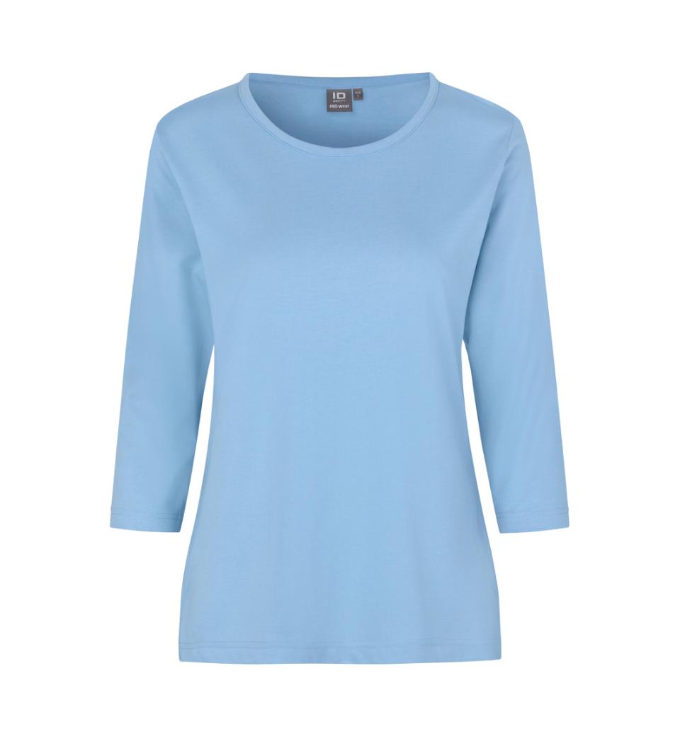 PRO Wear ladies' workwear T-shirt 3/4 sleeve 220 g/m² ID Identity® light blue L