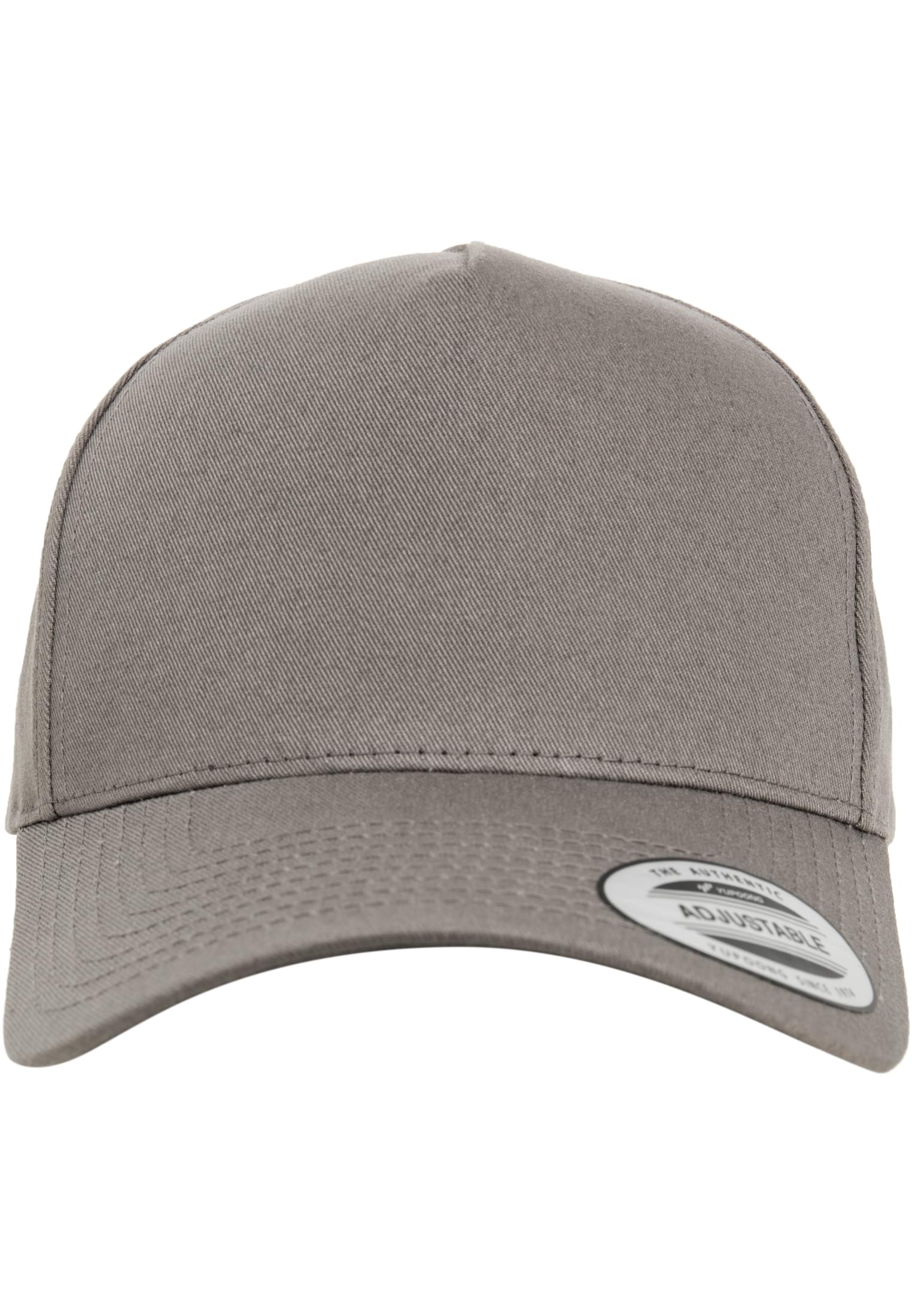 5-Panel Curved Classic Snapback Cap Flexfit® Grey