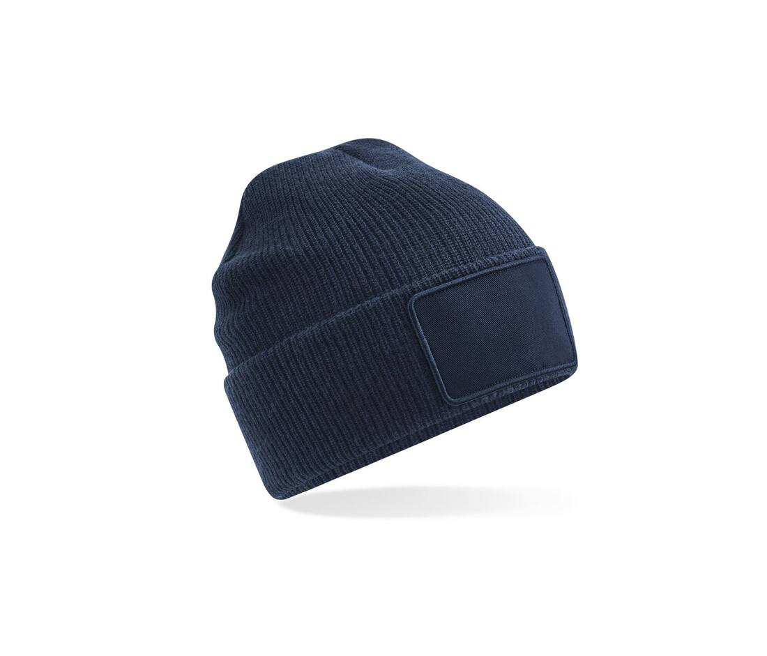 Thinsulate® Beanie mit abnehmbarem Patch Beechfield® French Navy