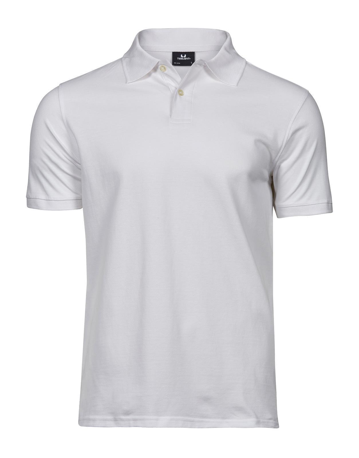 Herren Heavy Poloshirt Tee Jays® White 5XL