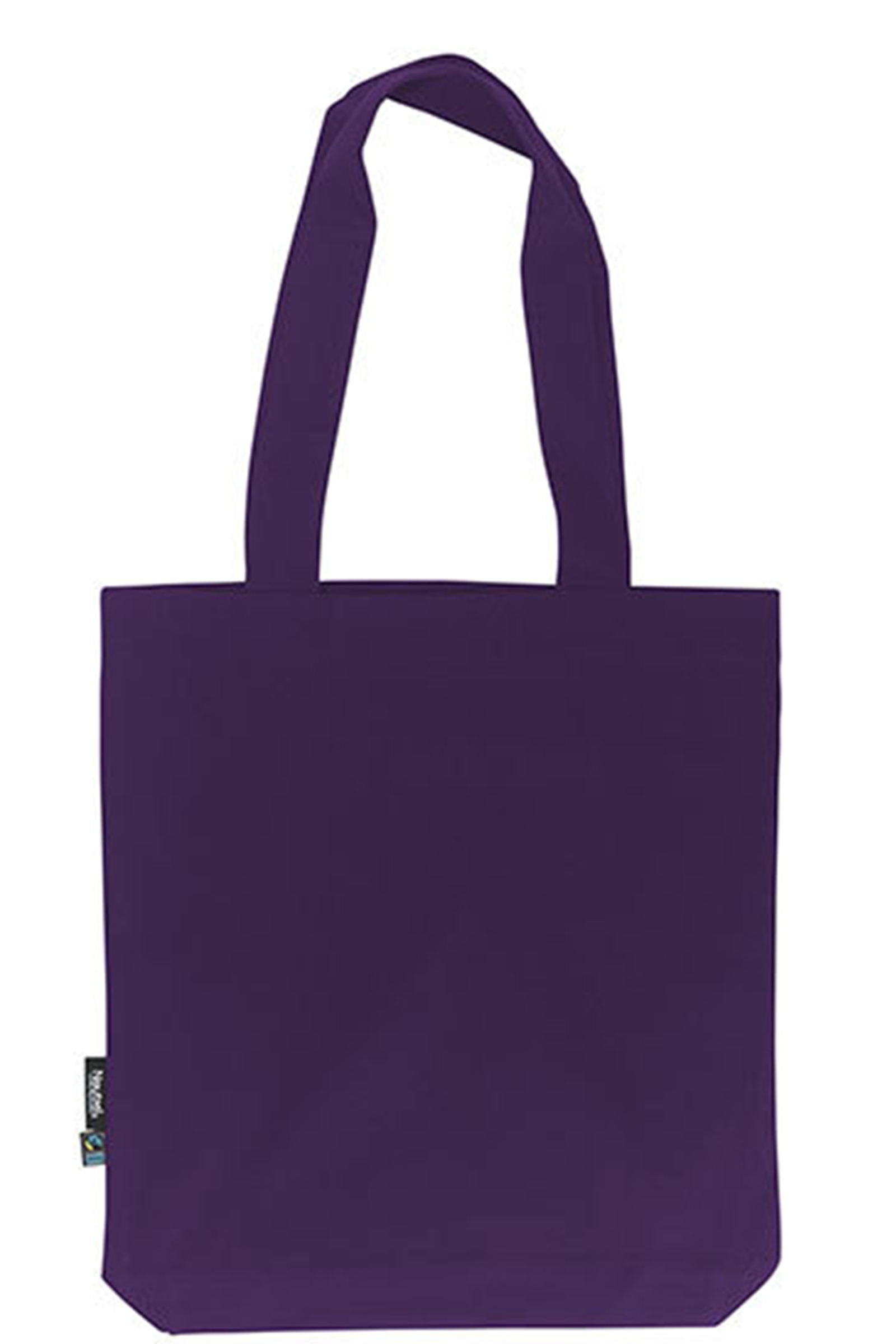 Organic Fairtrade Twill-Baumwolltasche 38 x 42 x 7 cm 210 g/m² Neutral® Purple