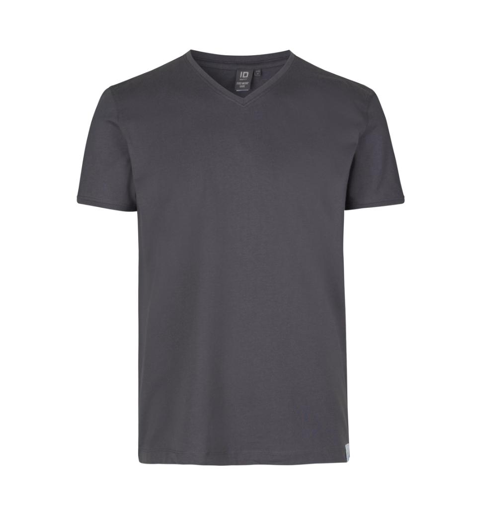 PRO Wear work T-shirt V-neck CARE 220 g/m² ID Identity® Silver M