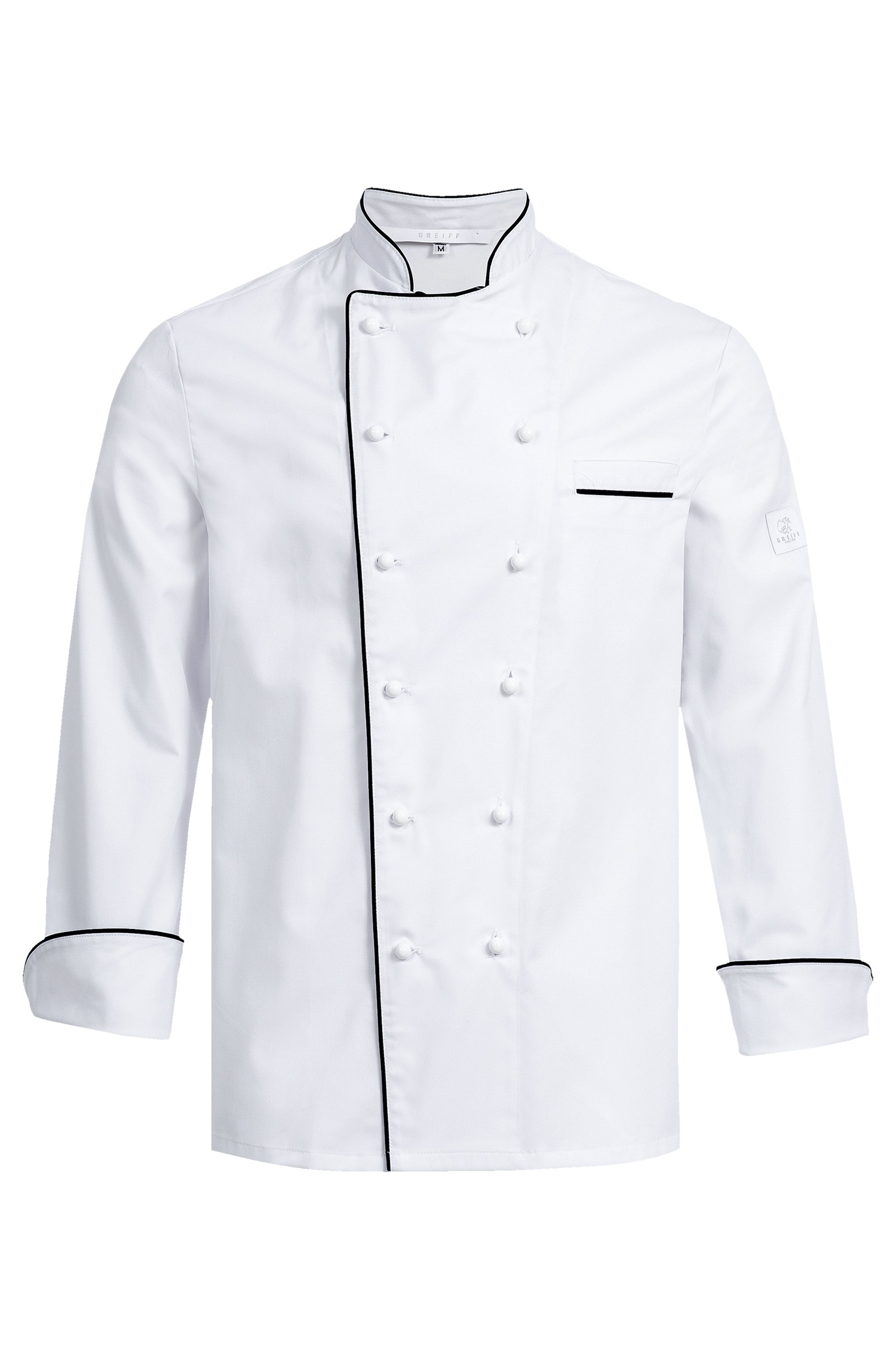 Chef's jacket with Greiff® piping
