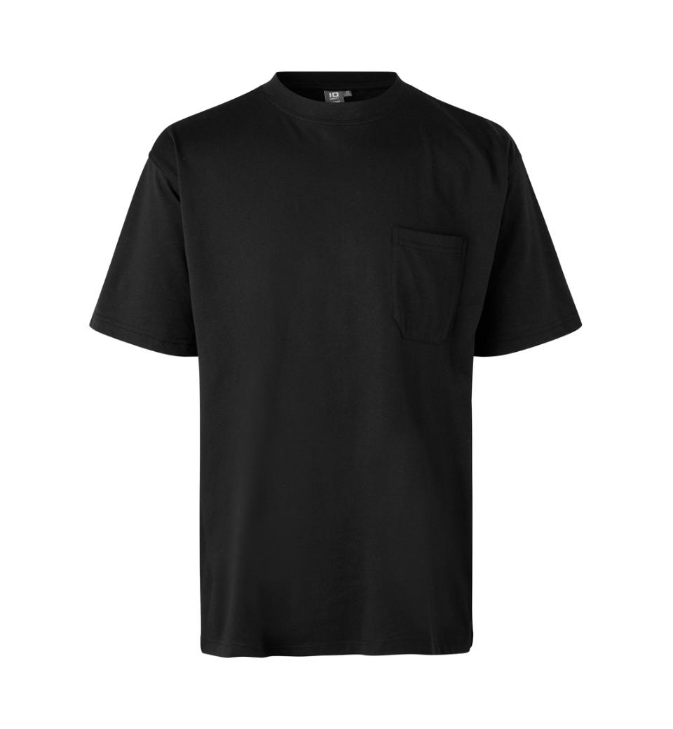 T-TIME® T-Shirt | Brusttasche 200 g/m² ID Identity® Schwarz 3XL