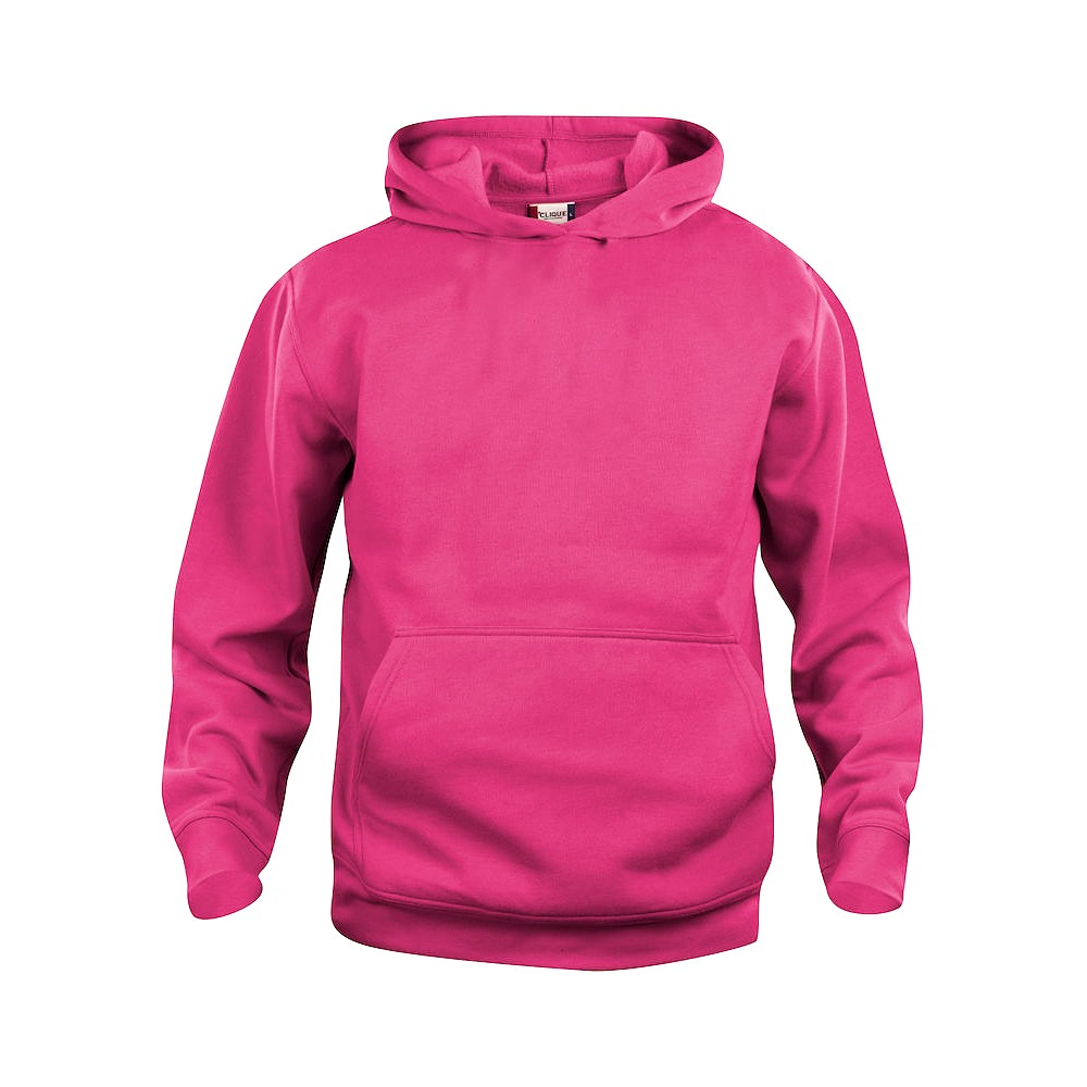 Kinder BASIC Kapuzensweatshirt Clique® Pink 100 cm