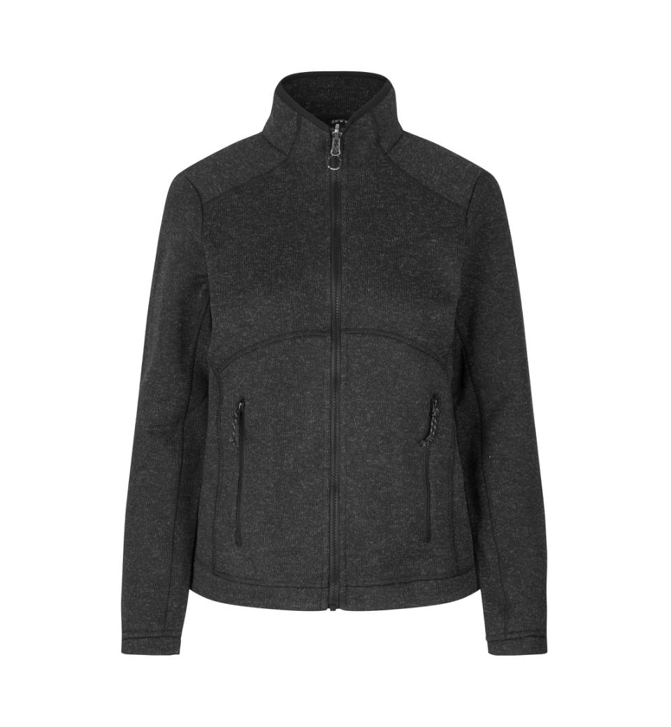 Zip-n-Mix Fleece Damen | Melange  ID Identity® Koks meliert 3XL