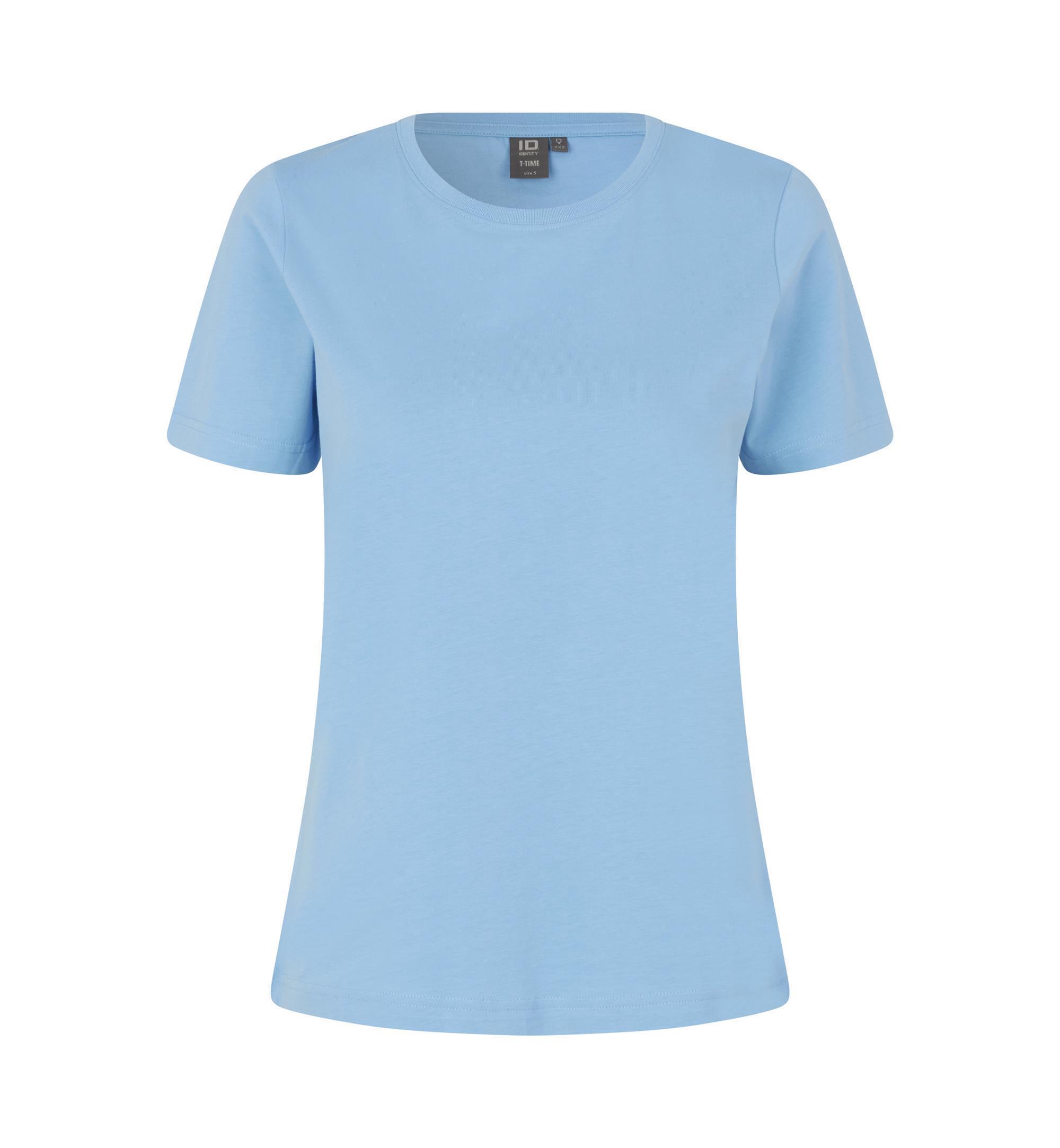 T-TIME® Damen T-Shirt 175 g/m² ID Identity® Hellblau 4XL