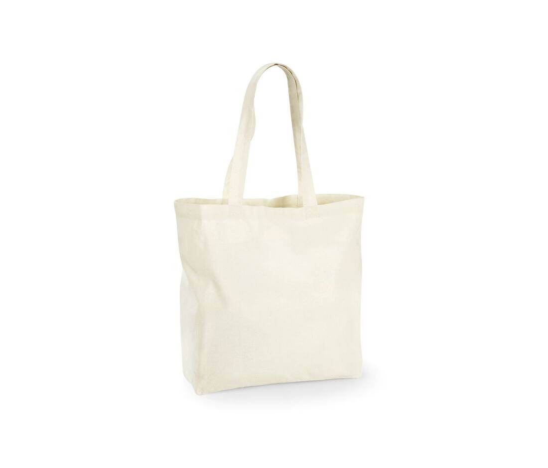 Einkaufstasche aus recycelter Baumwolle 35 x 39 x 13,5 cm Westford Mill® Natural