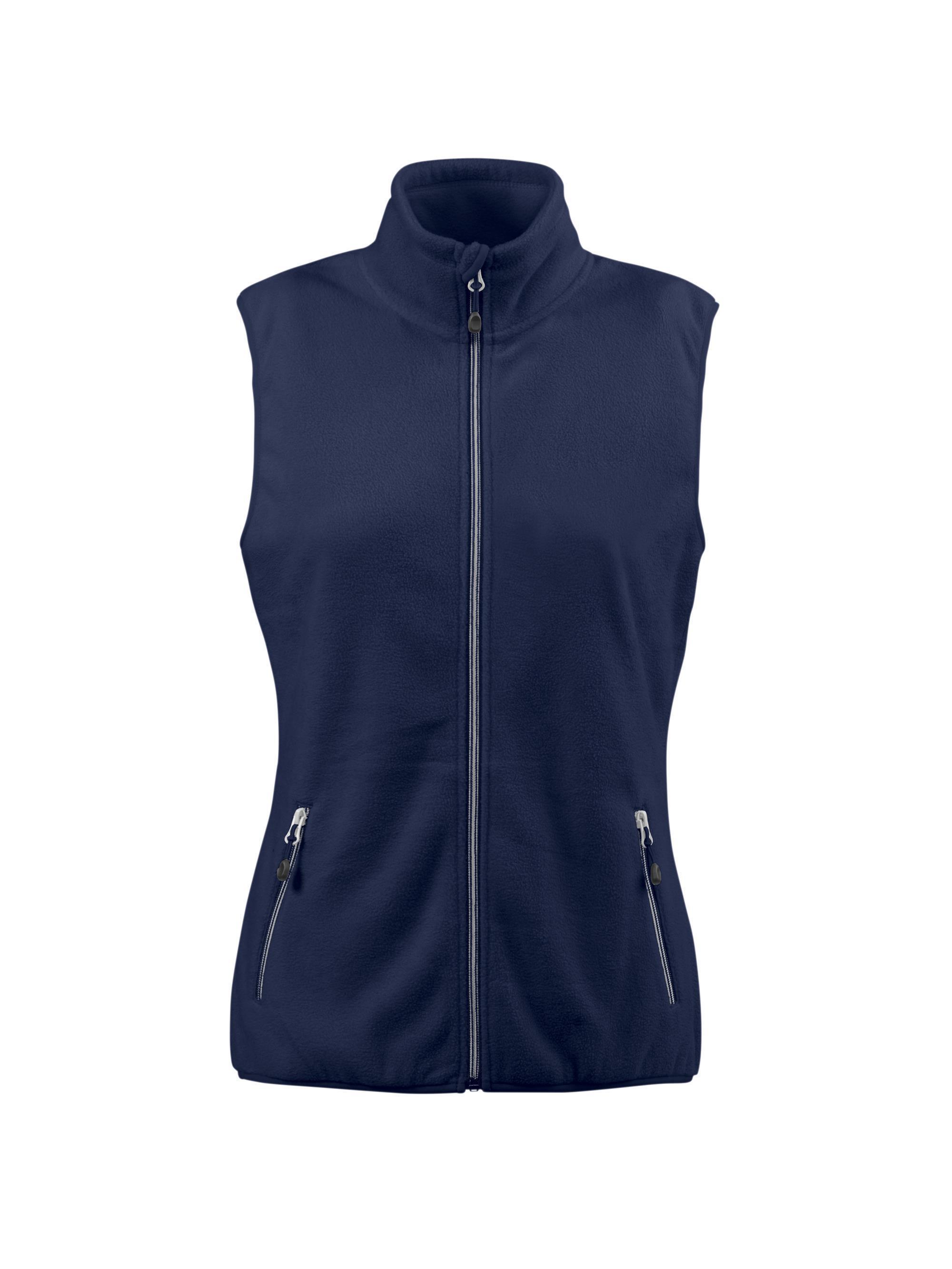 Ladies fleece vest Sideflip 280gr/m² Printer® navy XXL