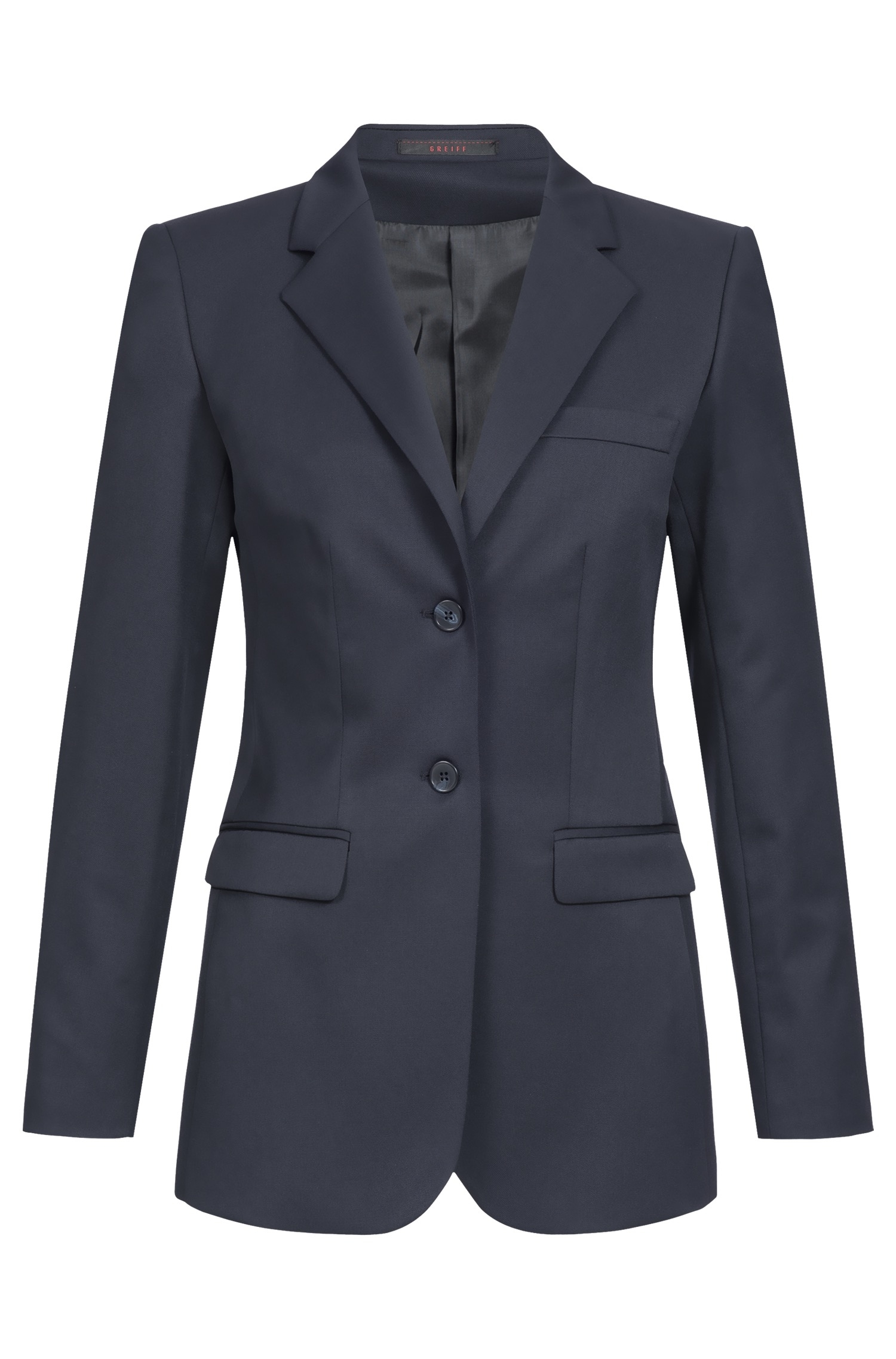 Damen-Langblazer Regular Fit 1414 Greiff® Marine 34