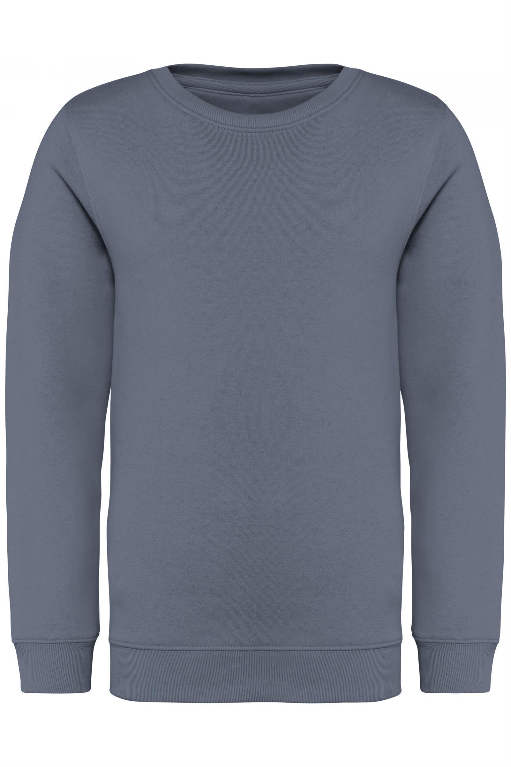Kinder Bio-Baumwoll-Sweatshirt 350 g/m² Native Spirit® Mineral Grey 8/10 Jahre