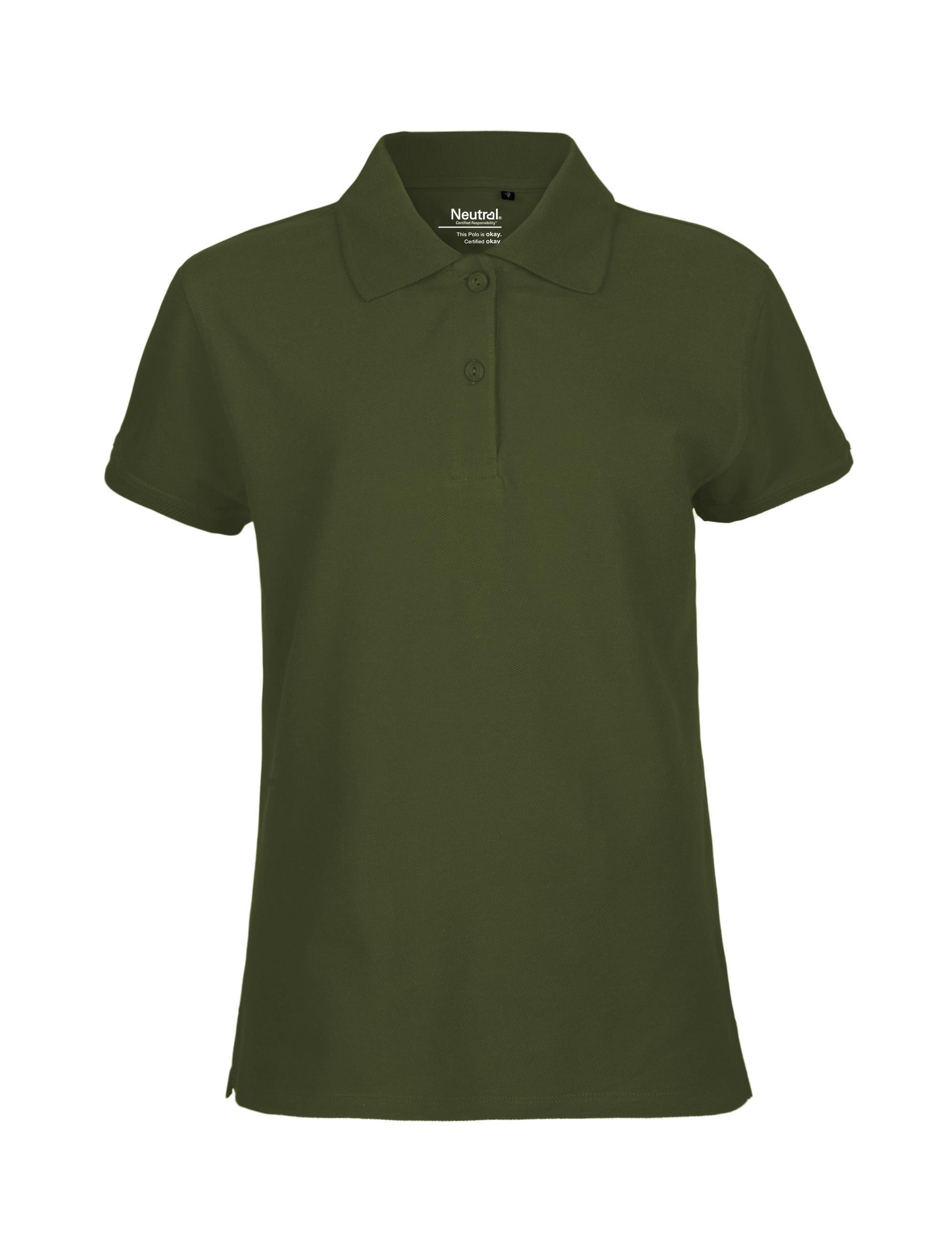 Organic Fairtrade Ladies Polo Shirt 235 g/m² Neutral® Military XL