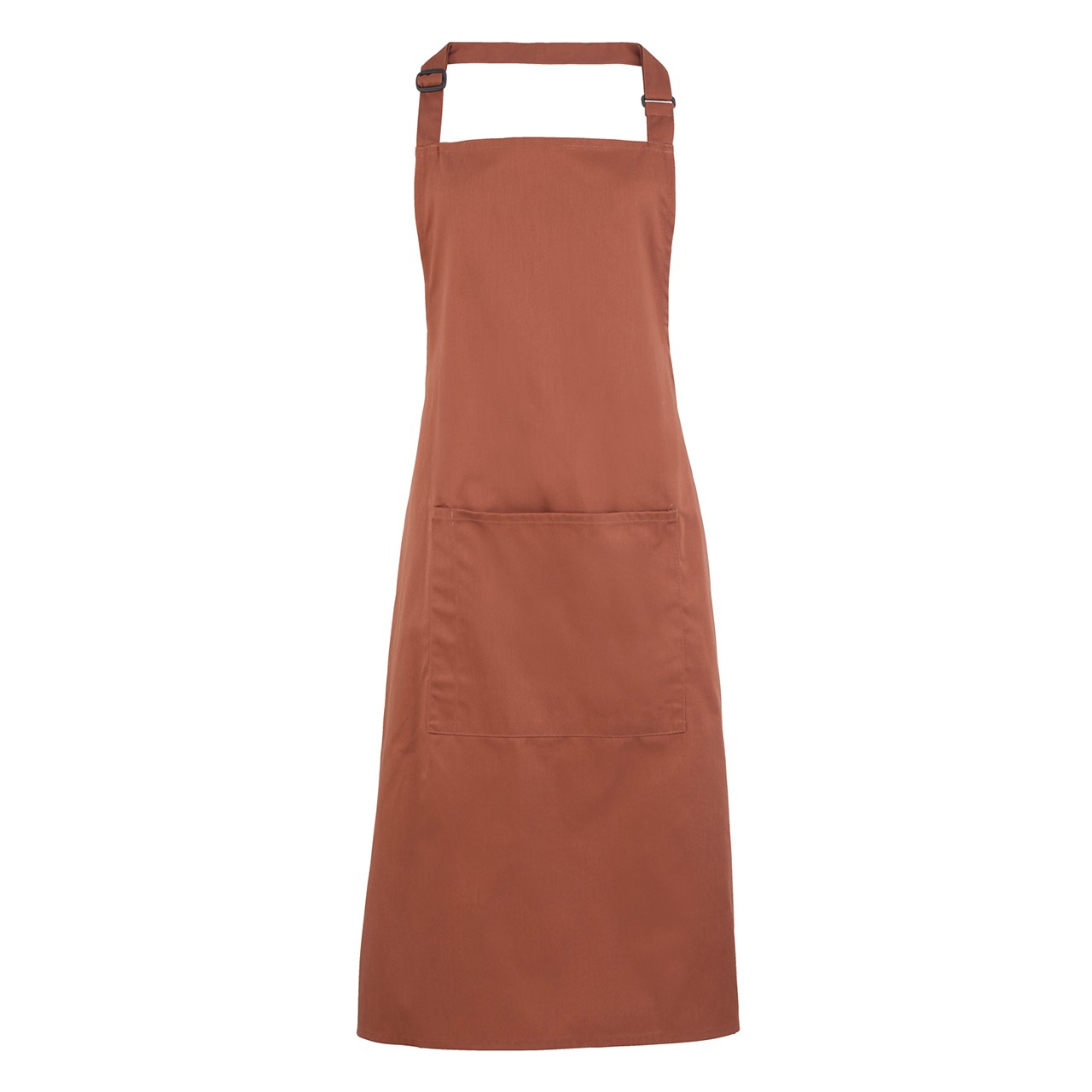 Colours Bib Apron with Pocket 72 x 86 cm Premier® Chestnut (Pantone ...