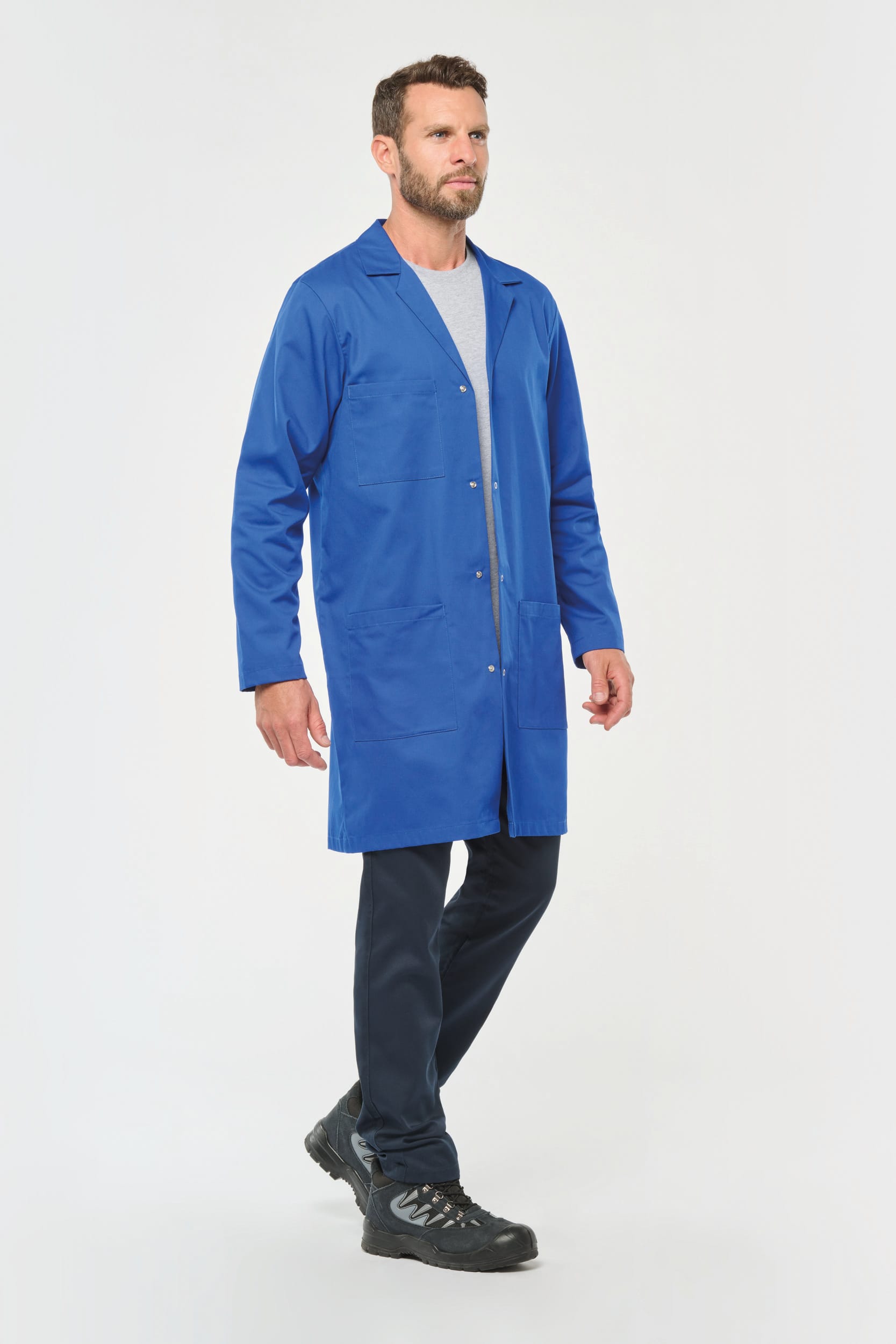 Premium lab coat 100% cotton 200 g/m² Kariban® Royal Blue XXL