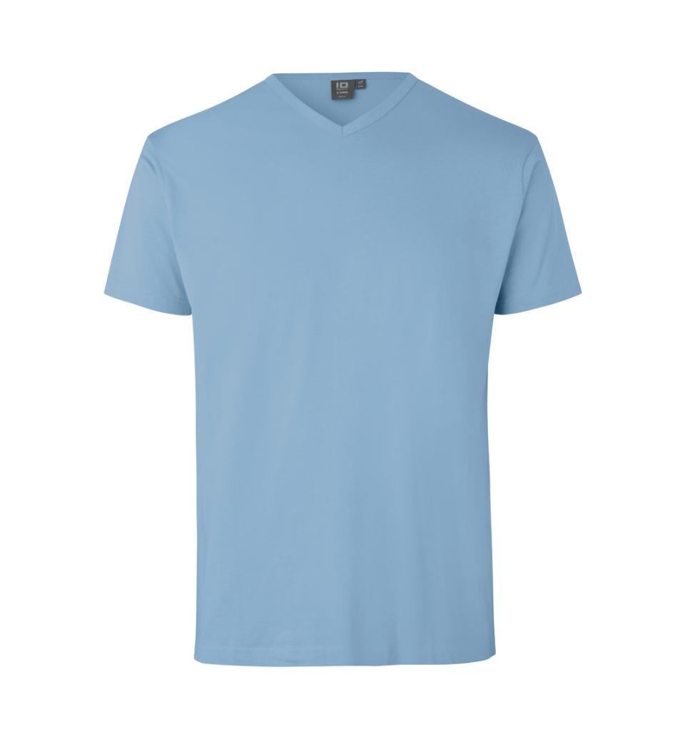 T-TIME® Herren T-Shirt V-Ausschnitt 175 g/m² ID Identity® Hellblau L