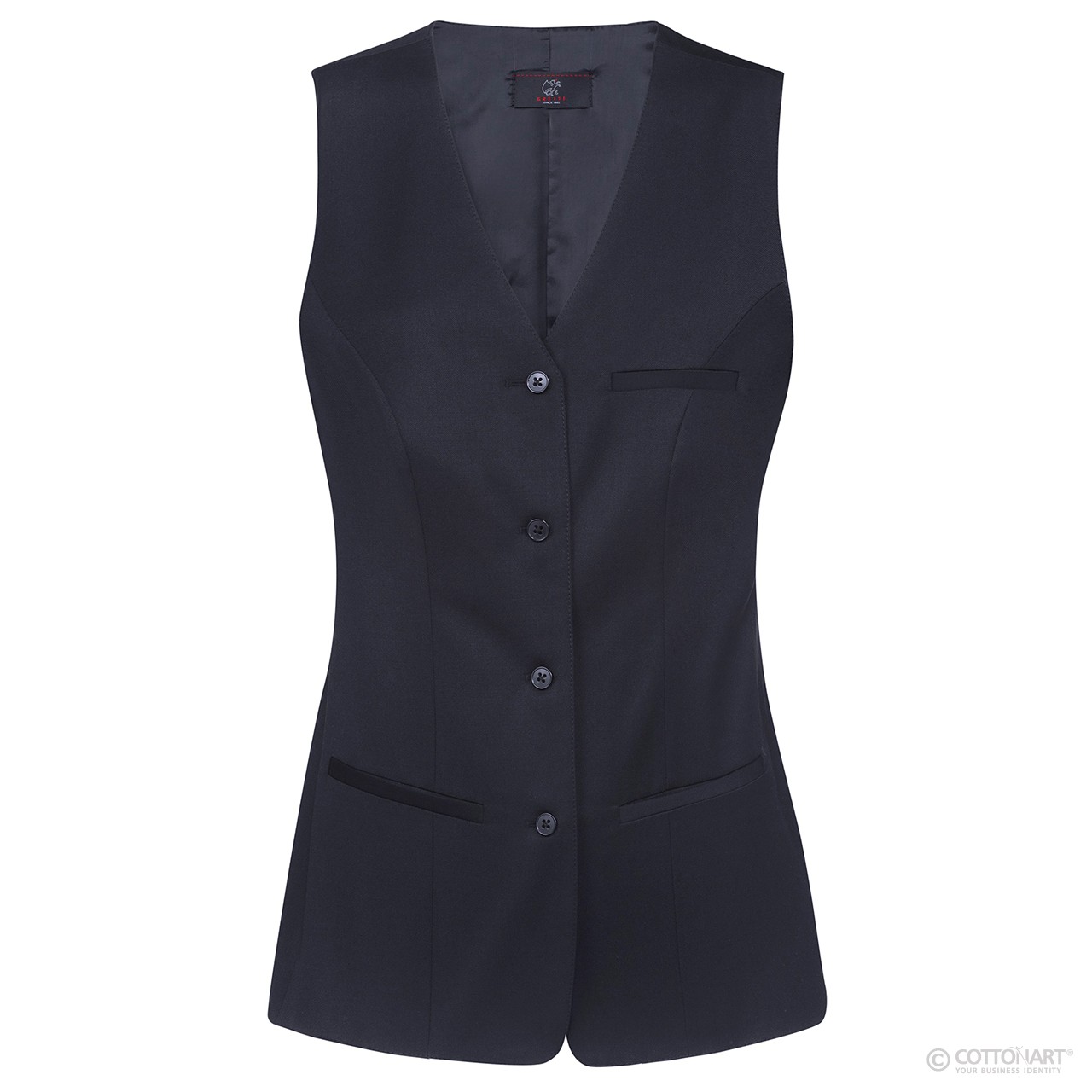 Ladies Vest Regular Fit 1749 Greiff® Navy 52