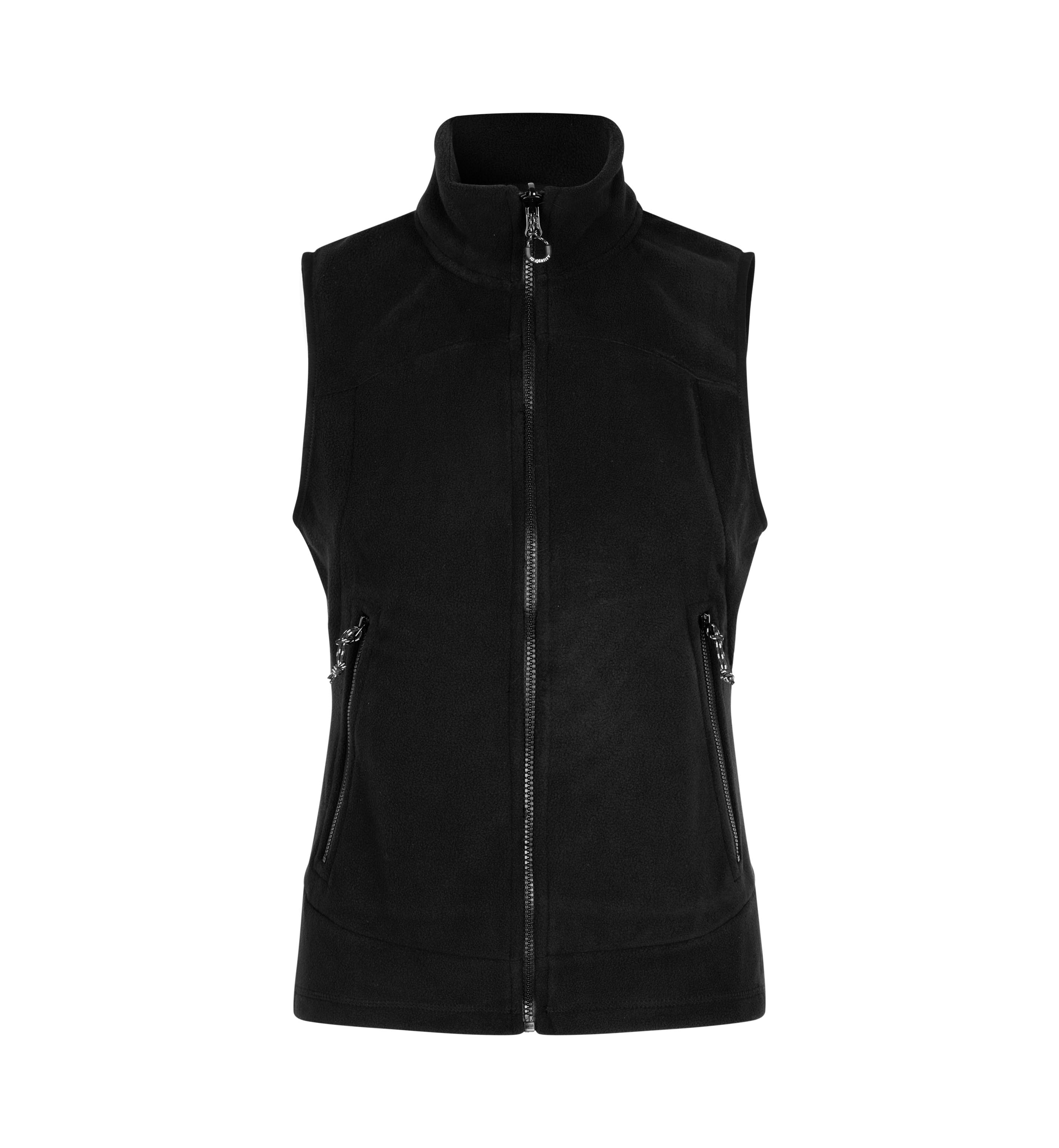 Ladies fleece vest 280gr/m² ID Identity® Black 3XL