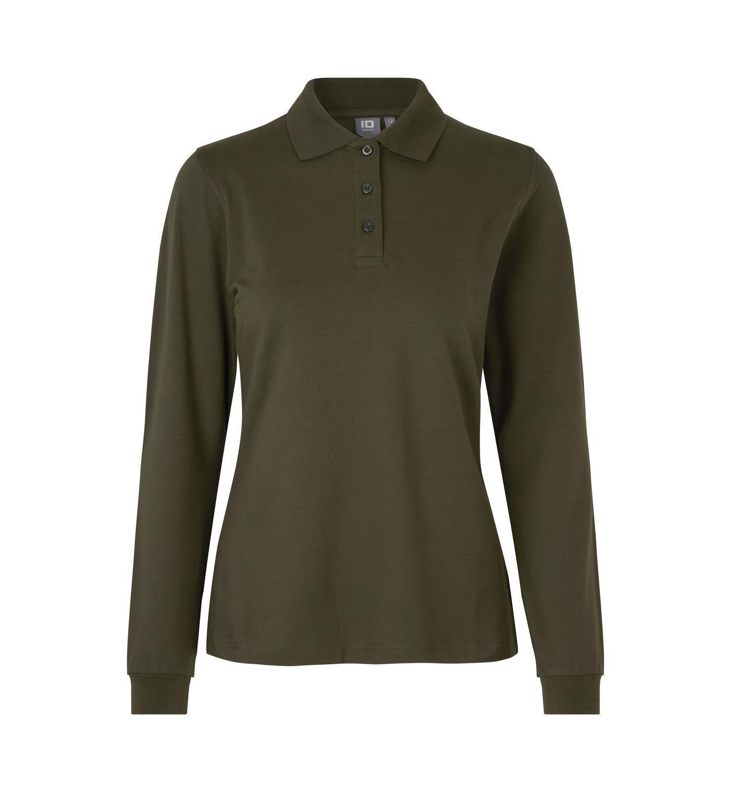 Ladies' polo shirt long sleeve 210-220 g/m² ID Identity®