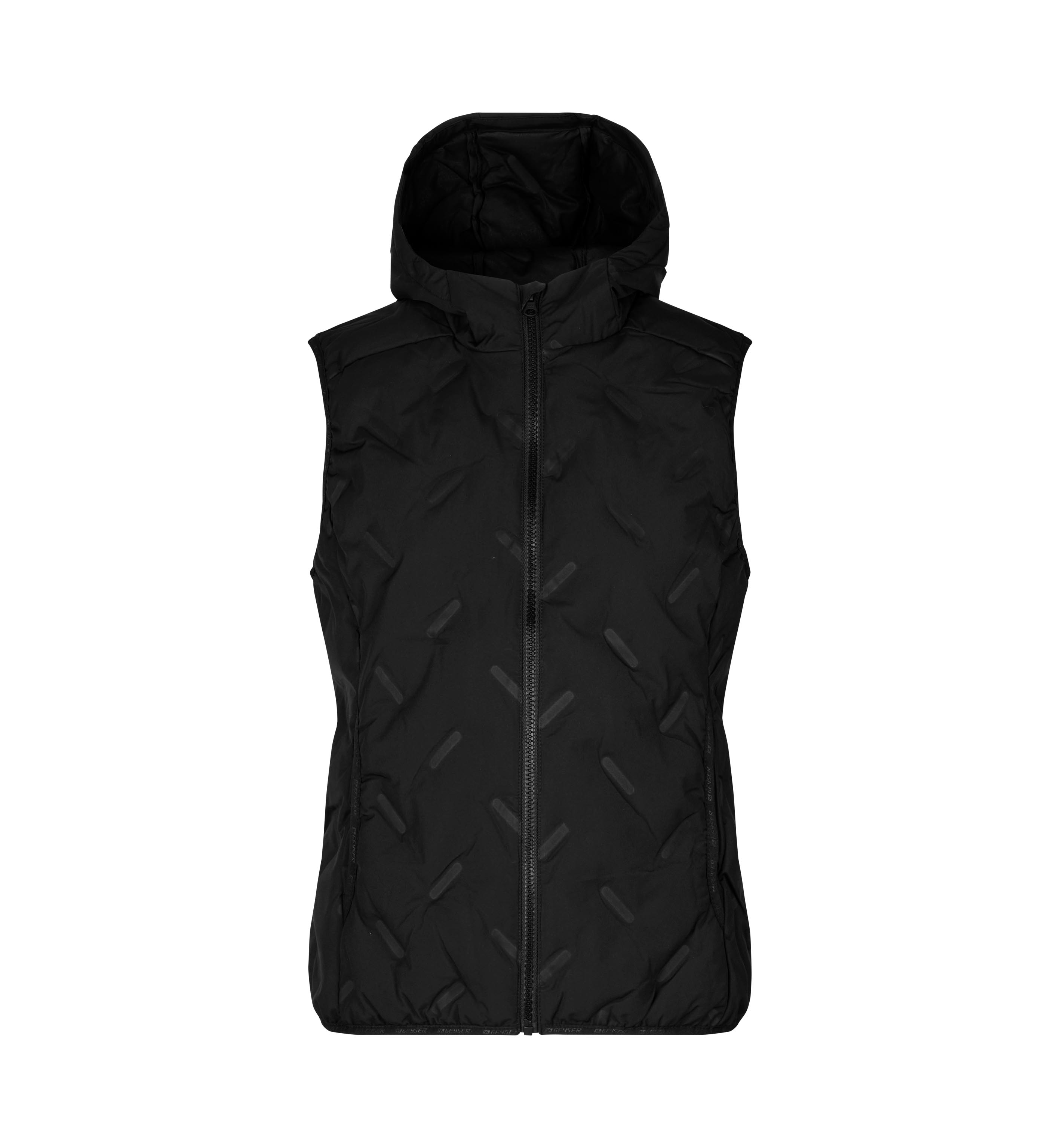 Ladies Quilted Vest Geyser® by ID Identity® Black M