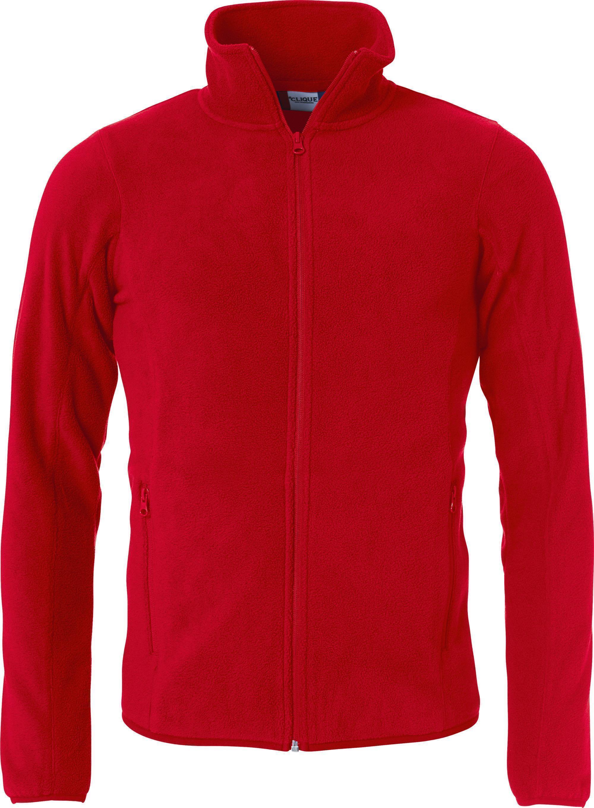 Unisex BASIC Fleece-Jacke Clique® Rot XS