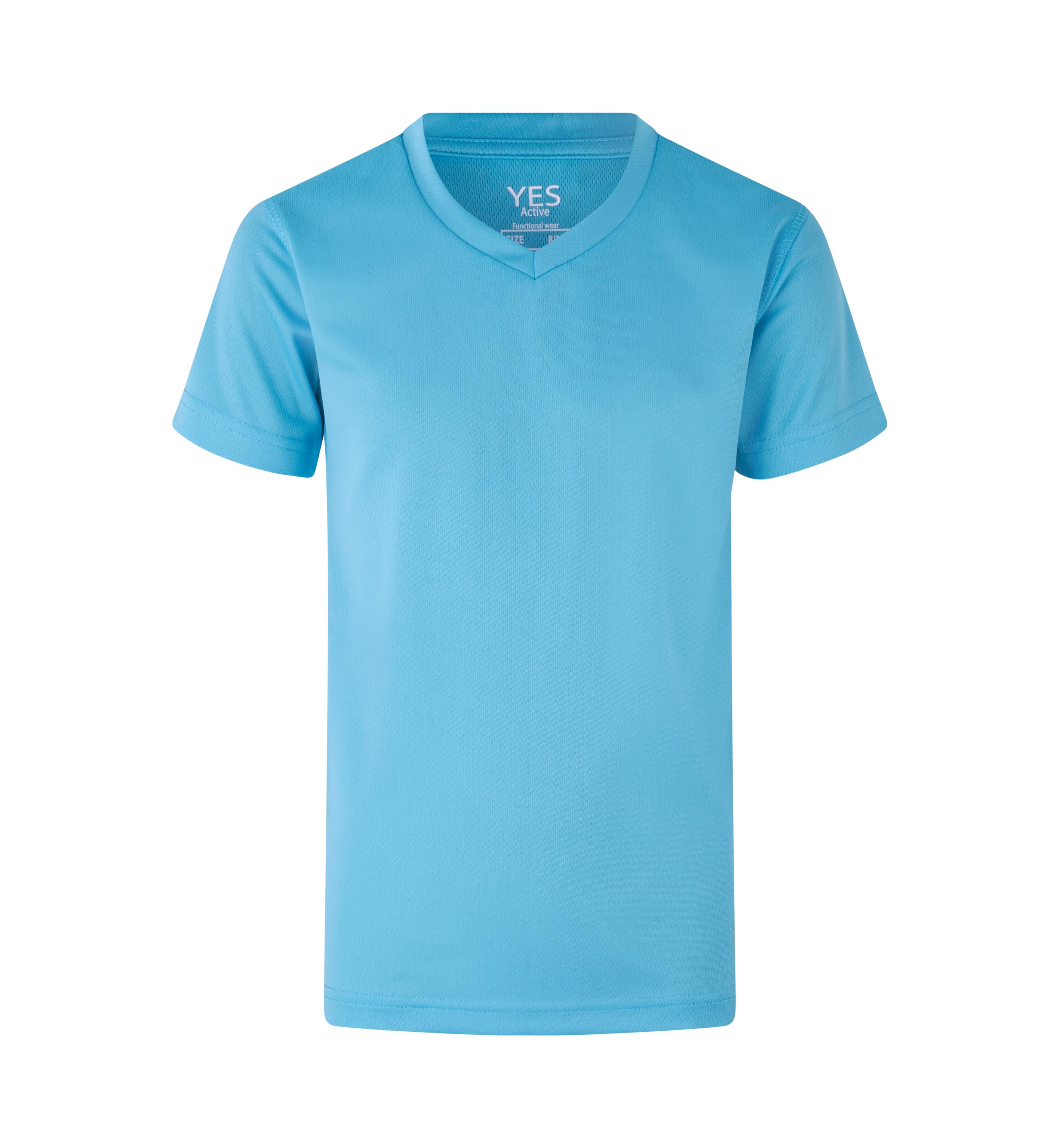 YES Active Kinder T-Shirt 130 g/m² ID Identity® Cyan 4/6 Jahre