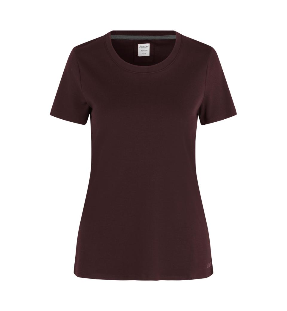 Damen T-Shirt Interlock 180 g/m² Seven Seas® Tiefrot 2XL