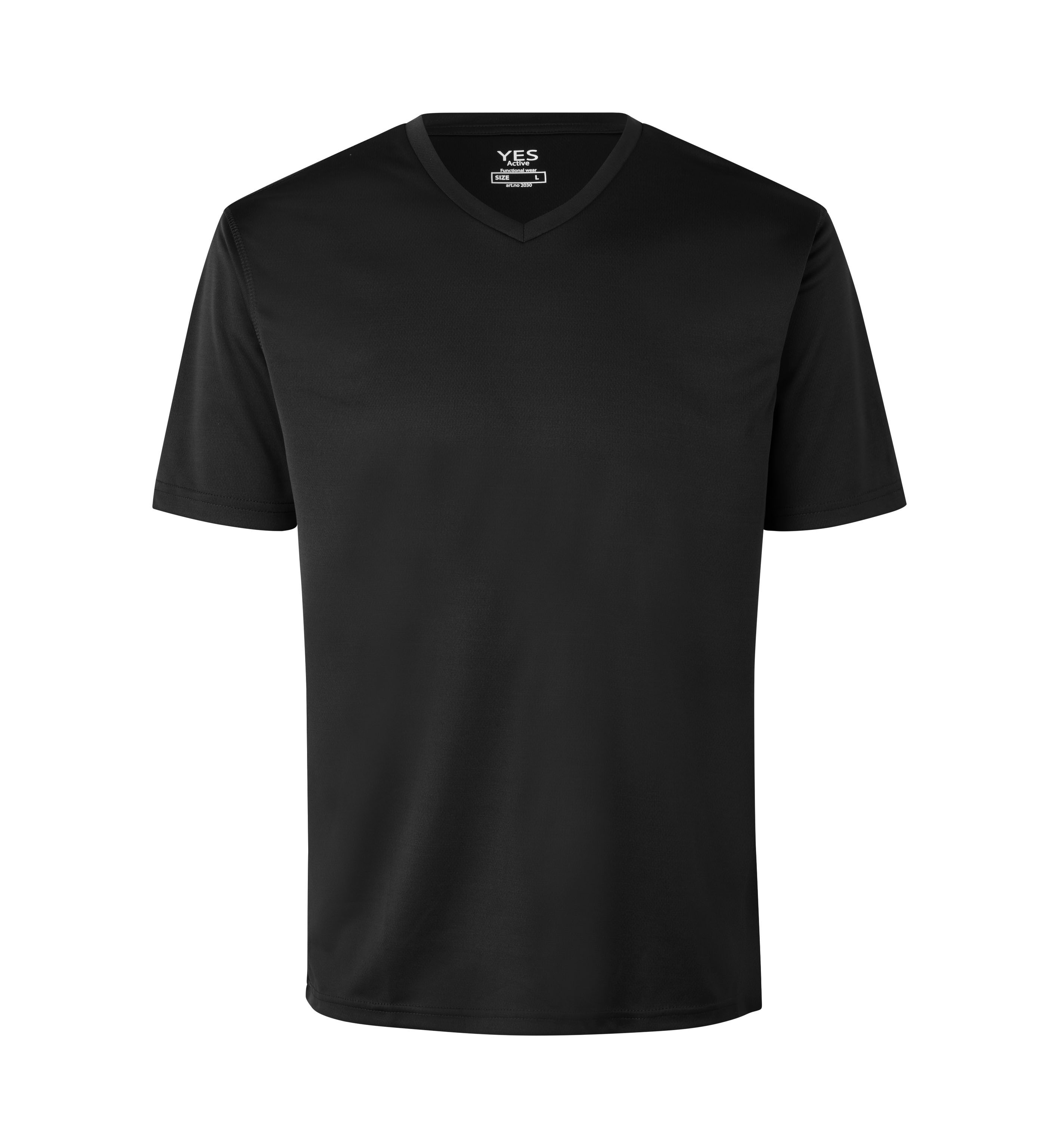 YES Active T-shirt | Herren 130 g/m² ID Identity® Schwarz 3XL