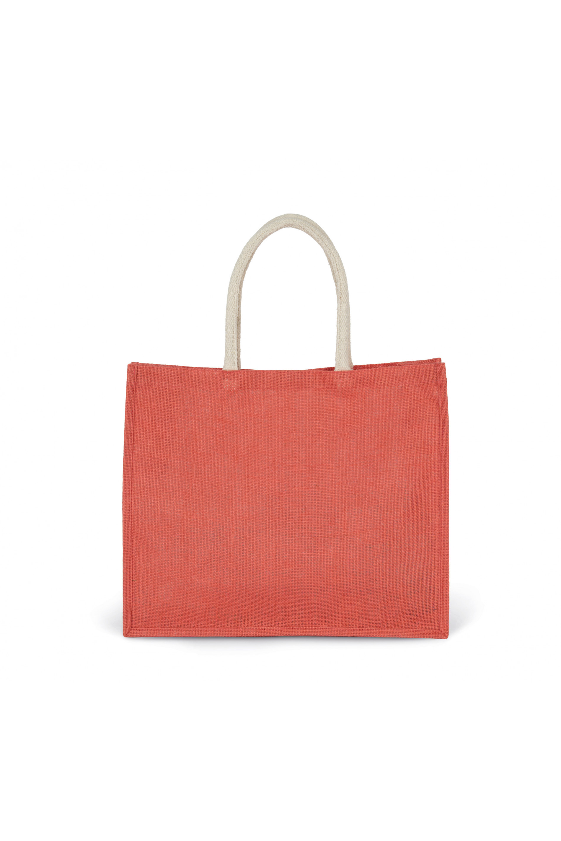 Strandtasche aus Jute 42 x 15 x 35 cm KiMood® True Coral