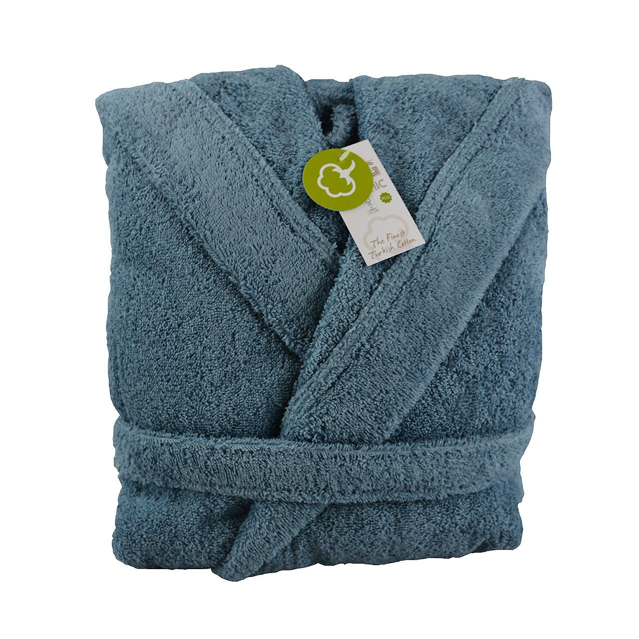 Unisex Bademantel-Biobaumwolle 400 g/m² A&R® Blue XS