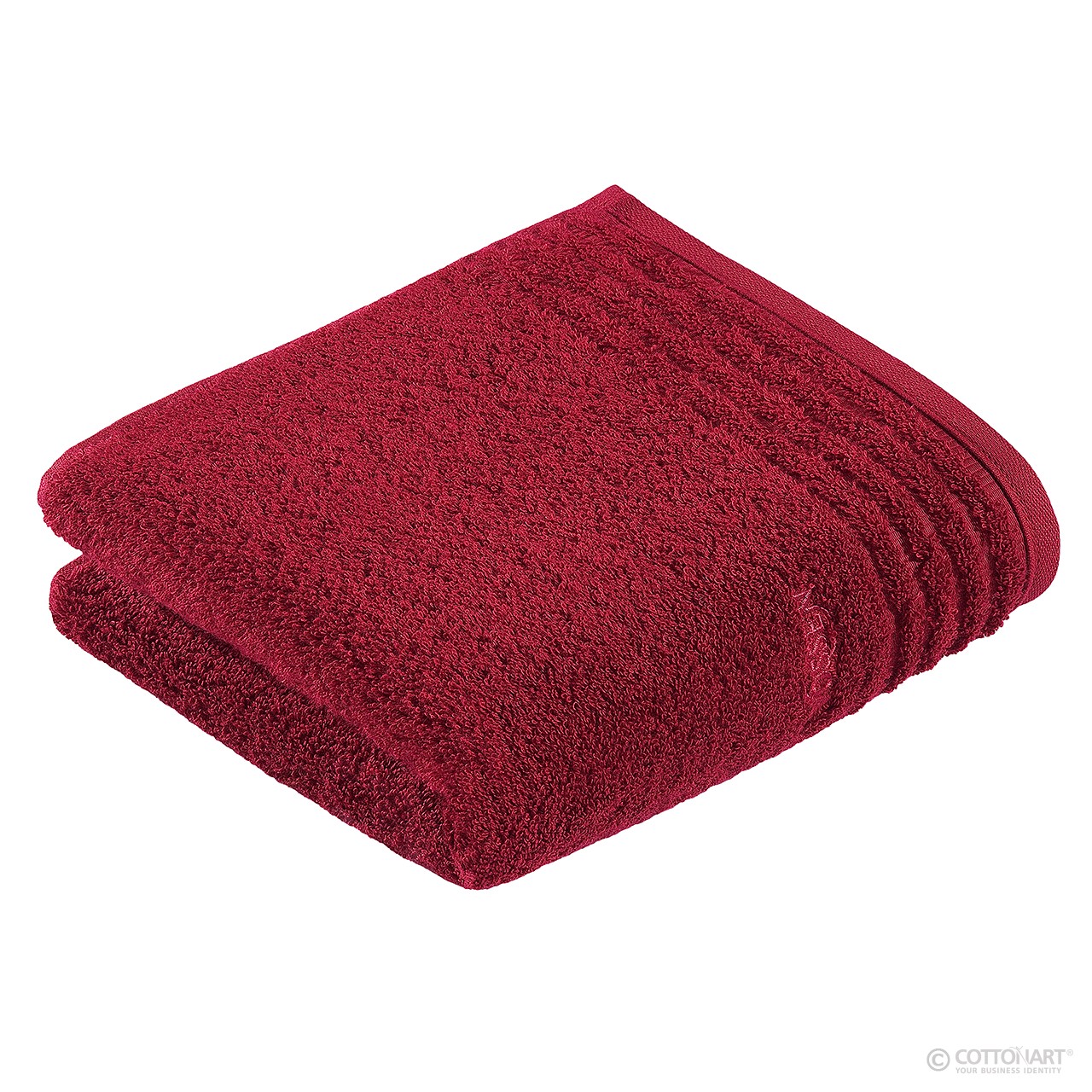 Vienna Style Supersoft towel 615 g/m² 50 x 100 cm Vossen® Ruby