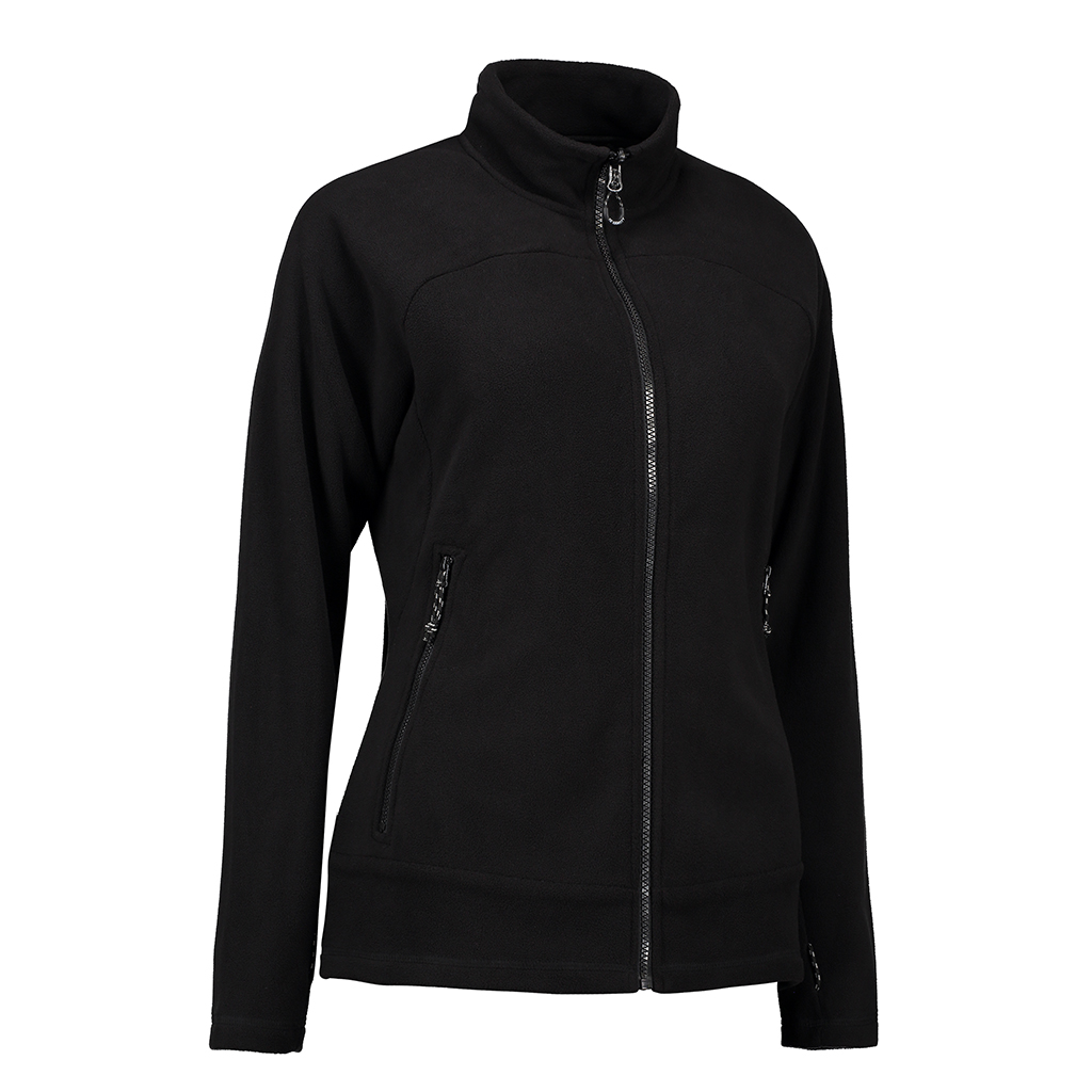 Ladies Fleece Jacket Zip'n'Mix 280gr/m² ID Identity® Black S