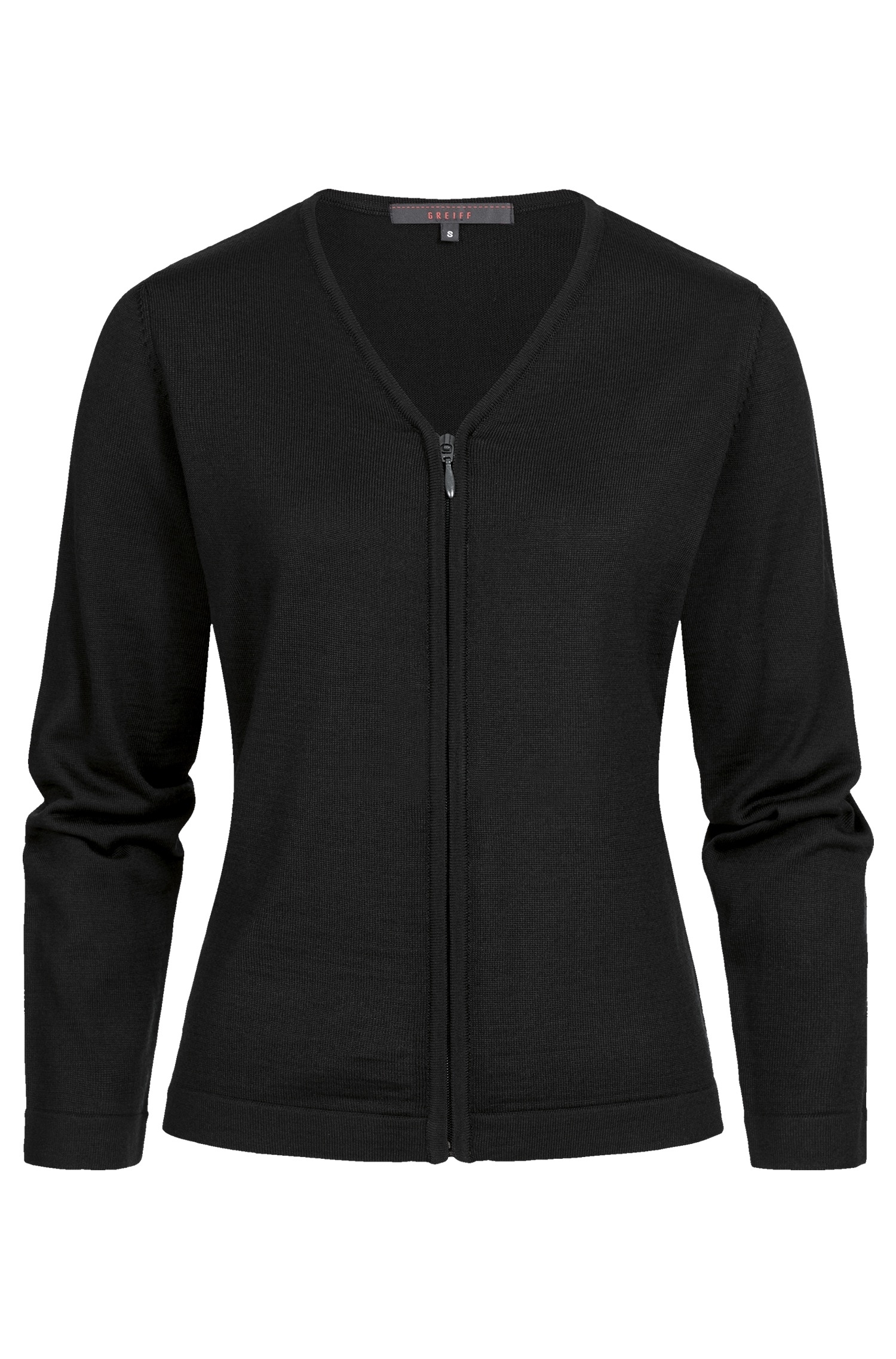 Damen Strickjacke Regular Fit 6052 Greiff® Schwarz S