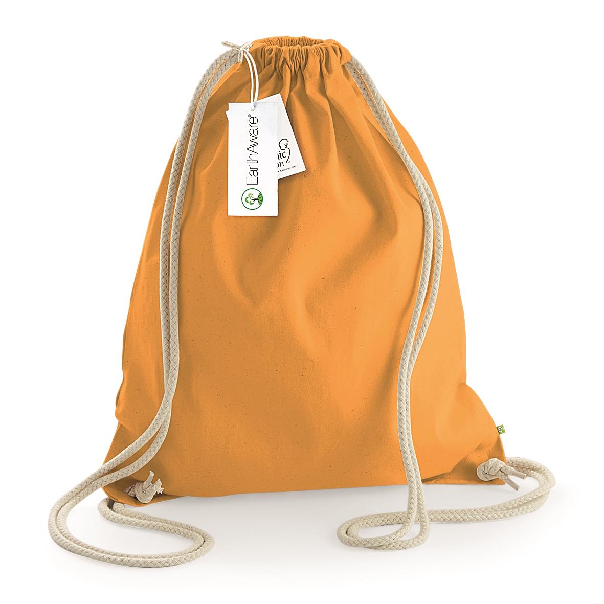 Organic Cotton Gym Bag 37 x 47 cm Westford Mill® Amber