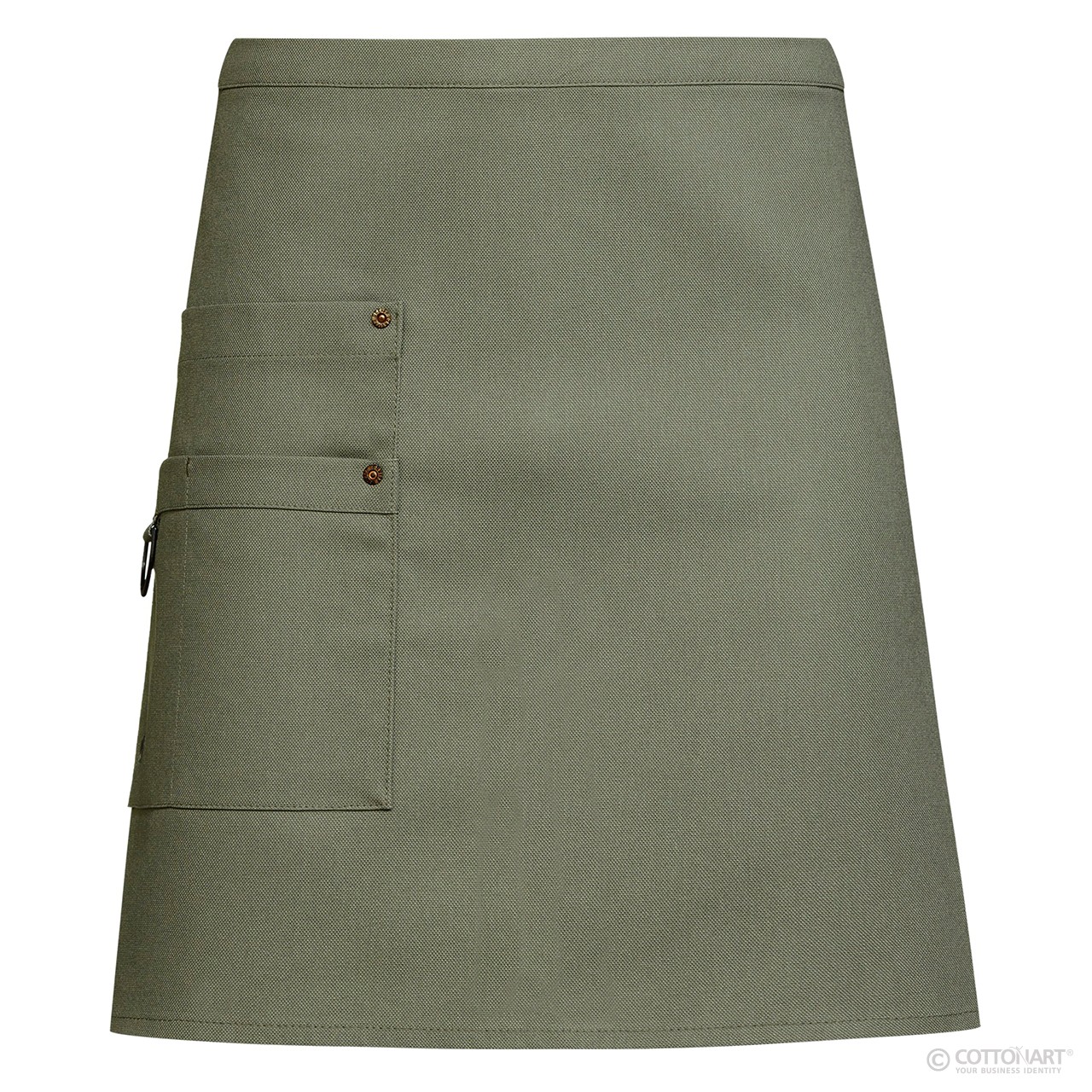 Pre-tie CANVAS 4143 77 x 45 cm Greiff® Olive green