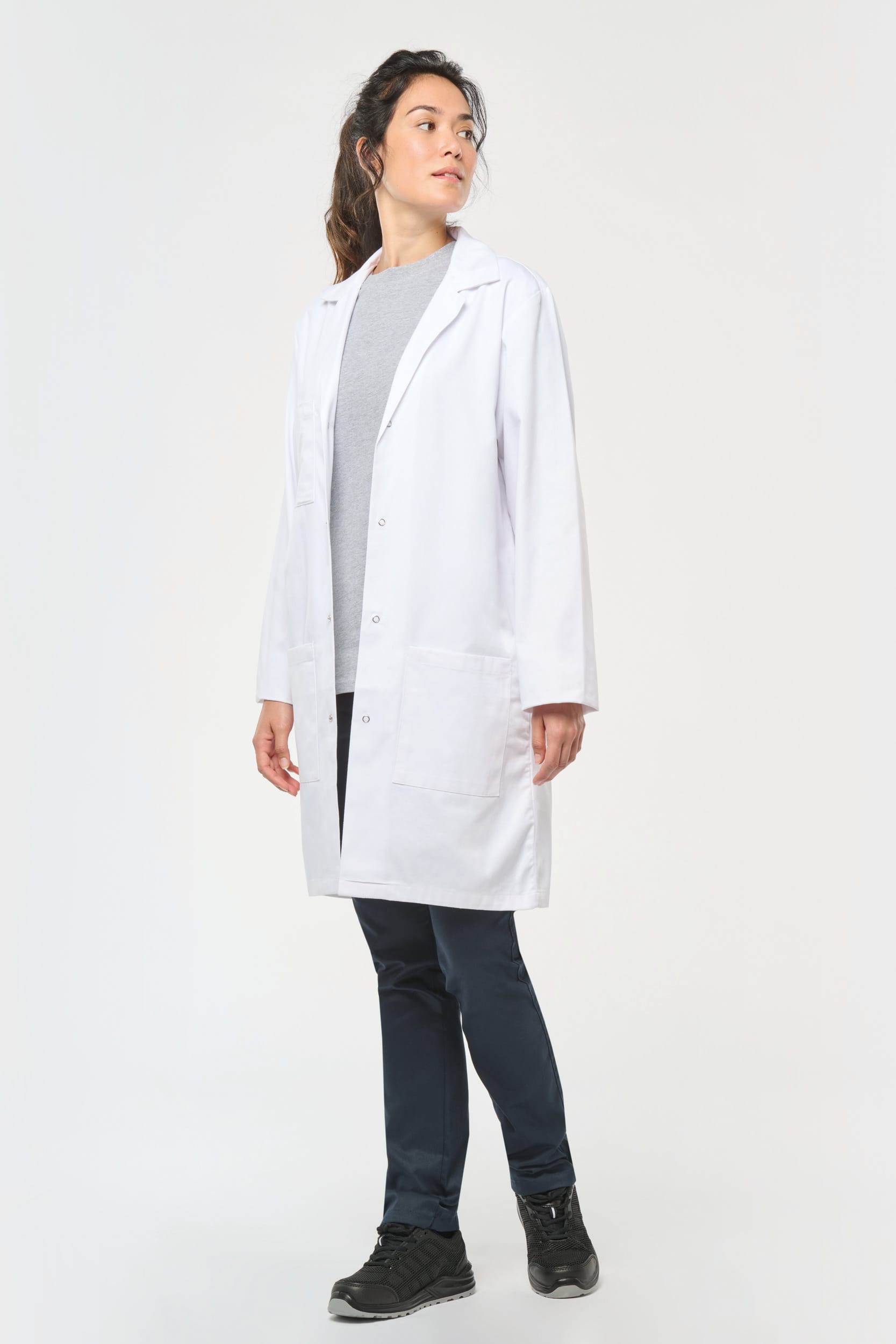 Premium lab coat 100% cotton 200 g/m² Kariban® Royal Blue XL