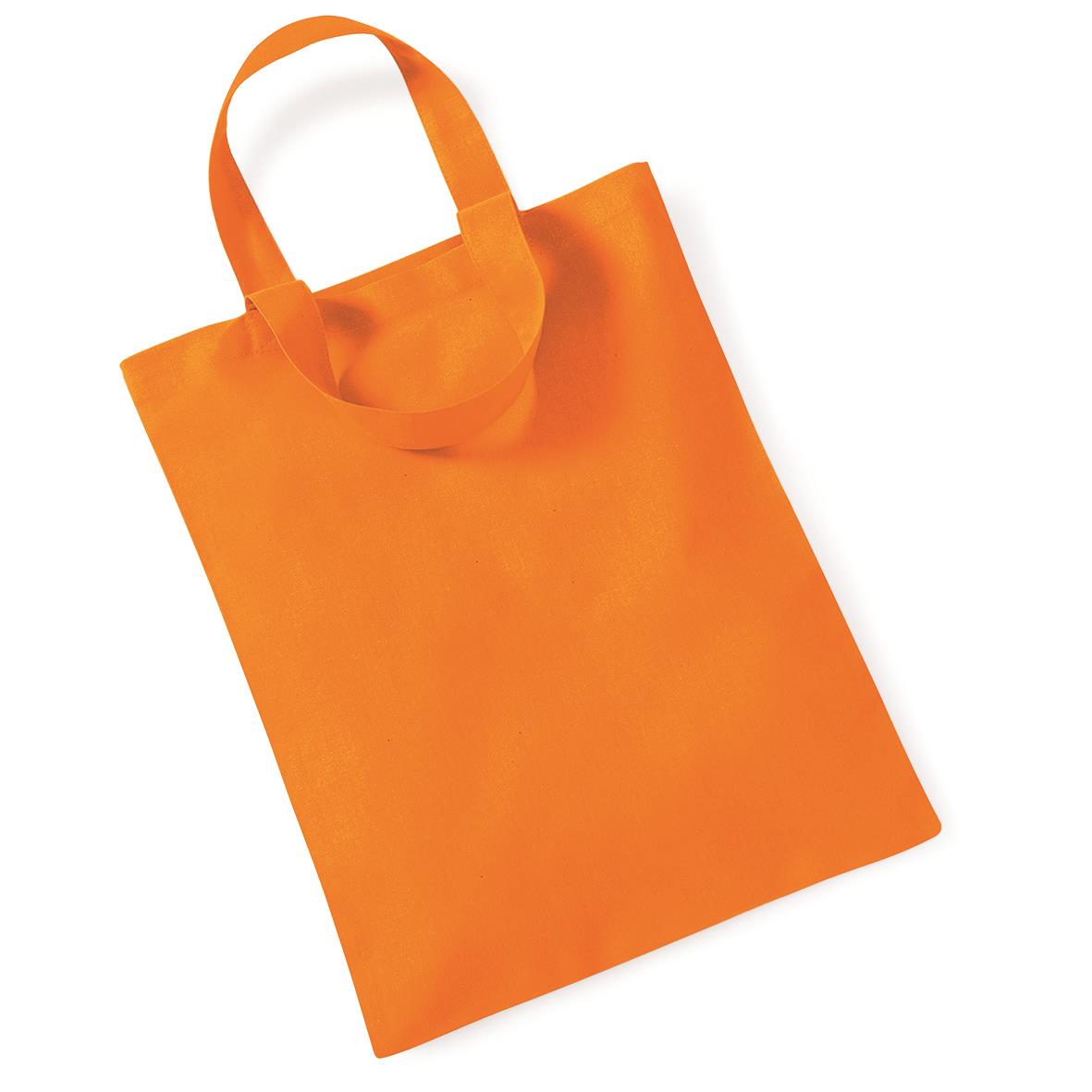 Mini cotton bag 26 x 32.5 cm Westford Mill® Orange