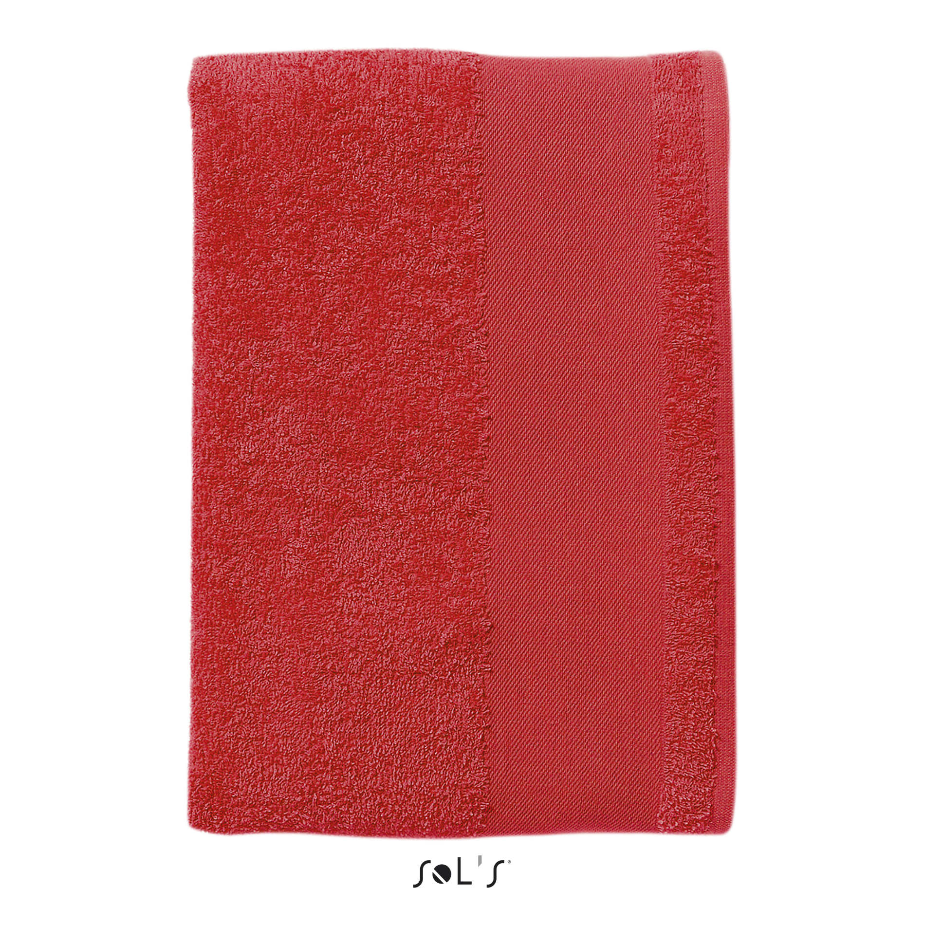 Shower towel Iceland 400 g/m² 70 x 140 cm SOL'S® Red