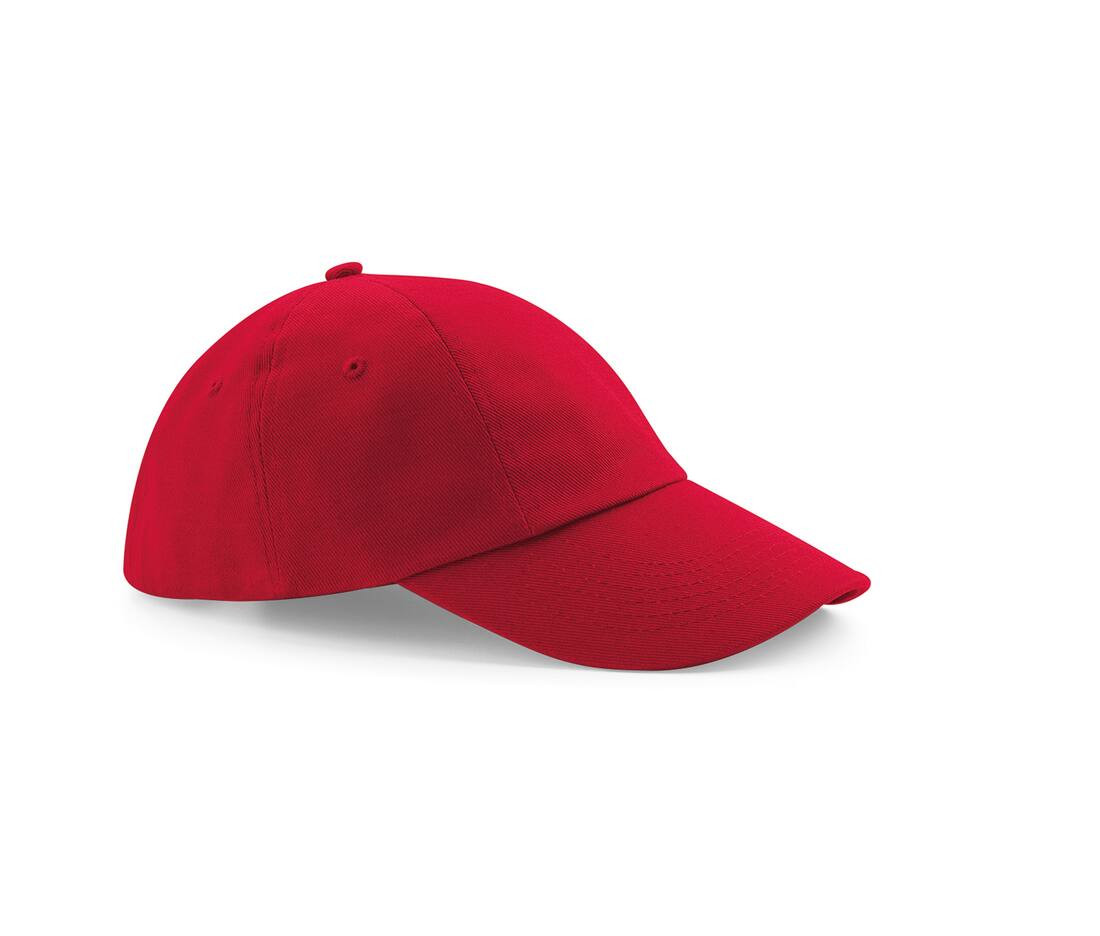 Low Profile Heavy Cotton Drill Cap Beechfield® printable only Classic Red