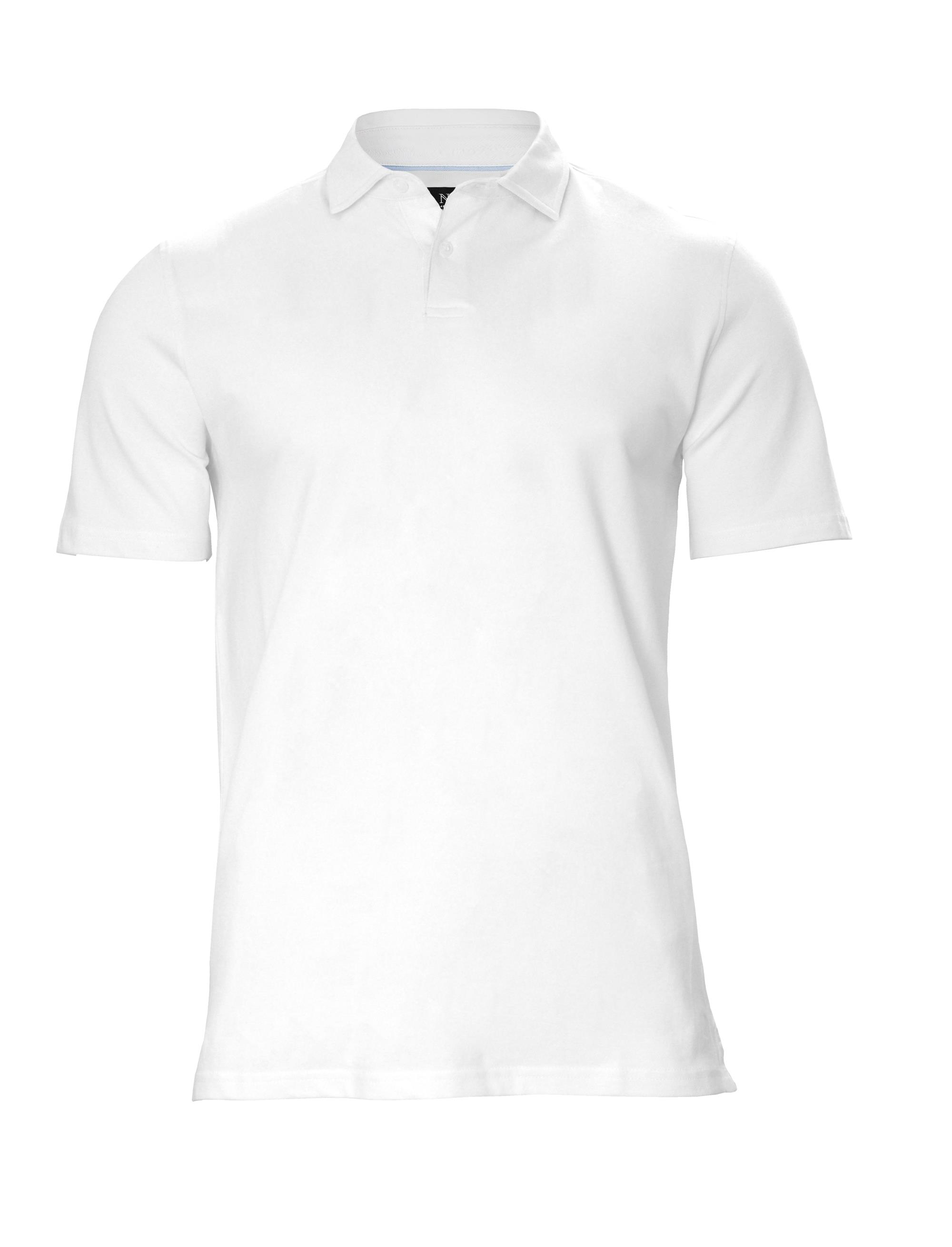 Herren Bio-Baumwoll-Poloshirt Princeton 230 g/m² Nimbus® Weiß XL