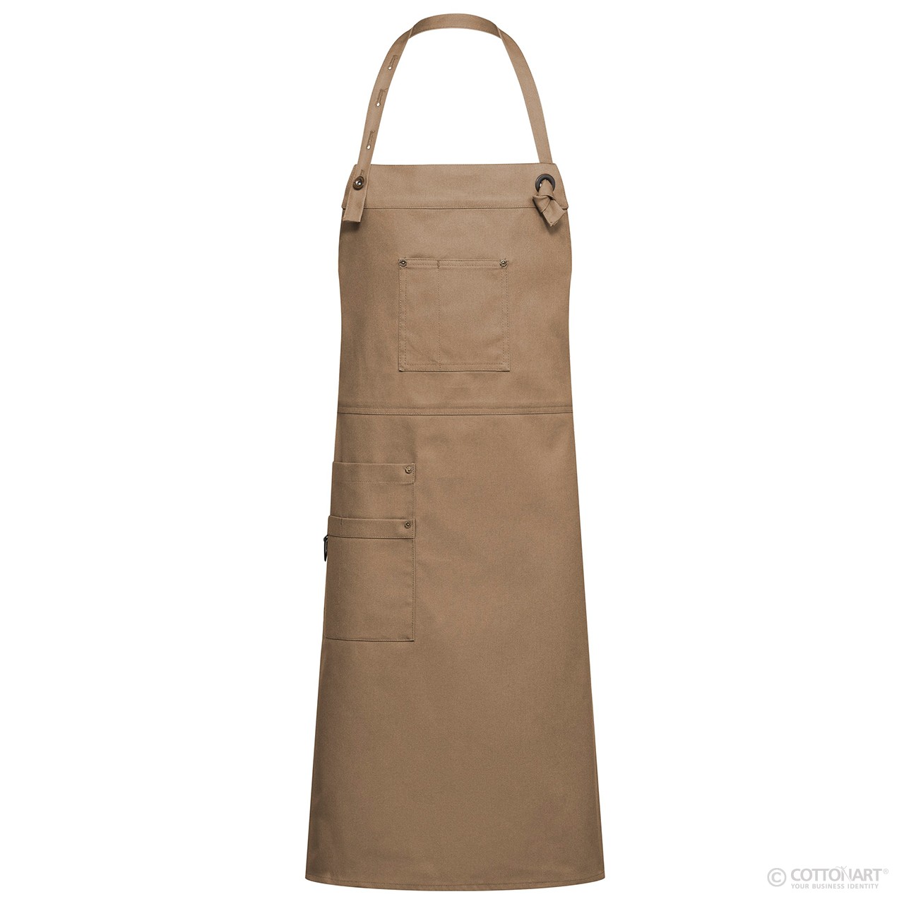 Bib apron CANVAS 4049 77 x 95 cm Greiff® Sand