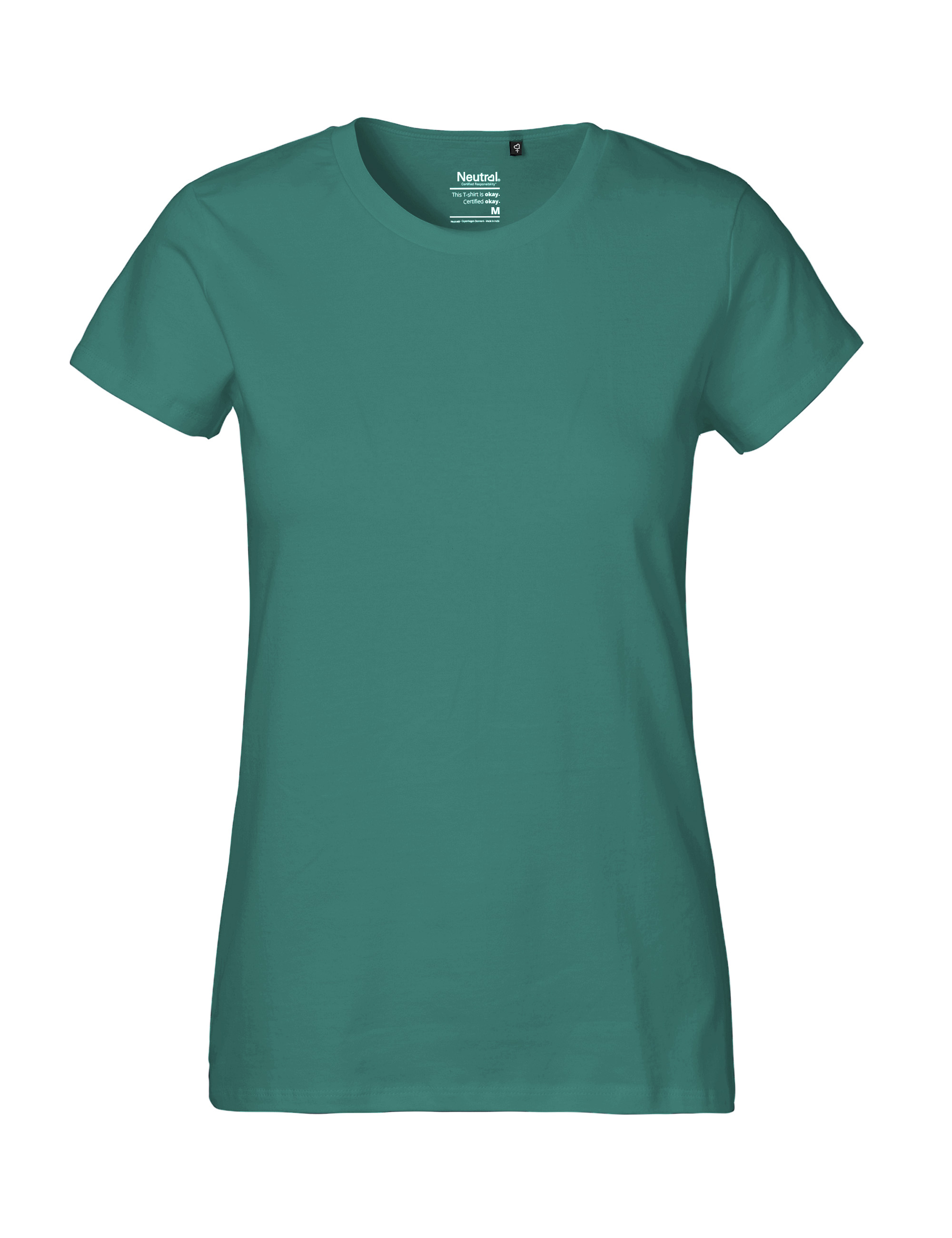 Organic Fairtrade Damen T-Shirt 185 g/m² Neutral® Teal  XXL