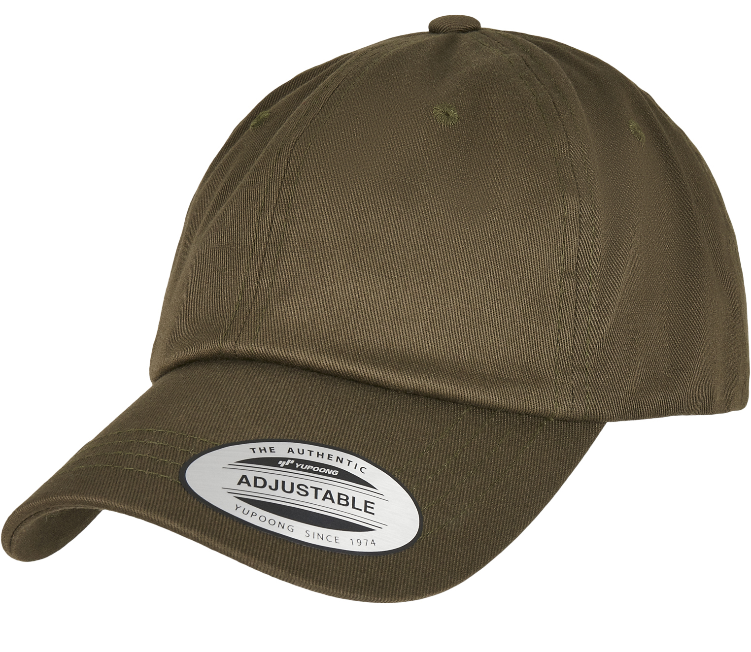 Low Profile Organic Cotton Cap FLEXFIT® Burnt Olive One Size