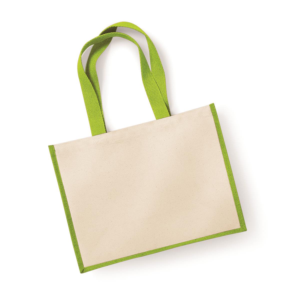 Juco Shopping Jute-Tasche 42 x 33 x 19 cm Westford Mill® Apple Green