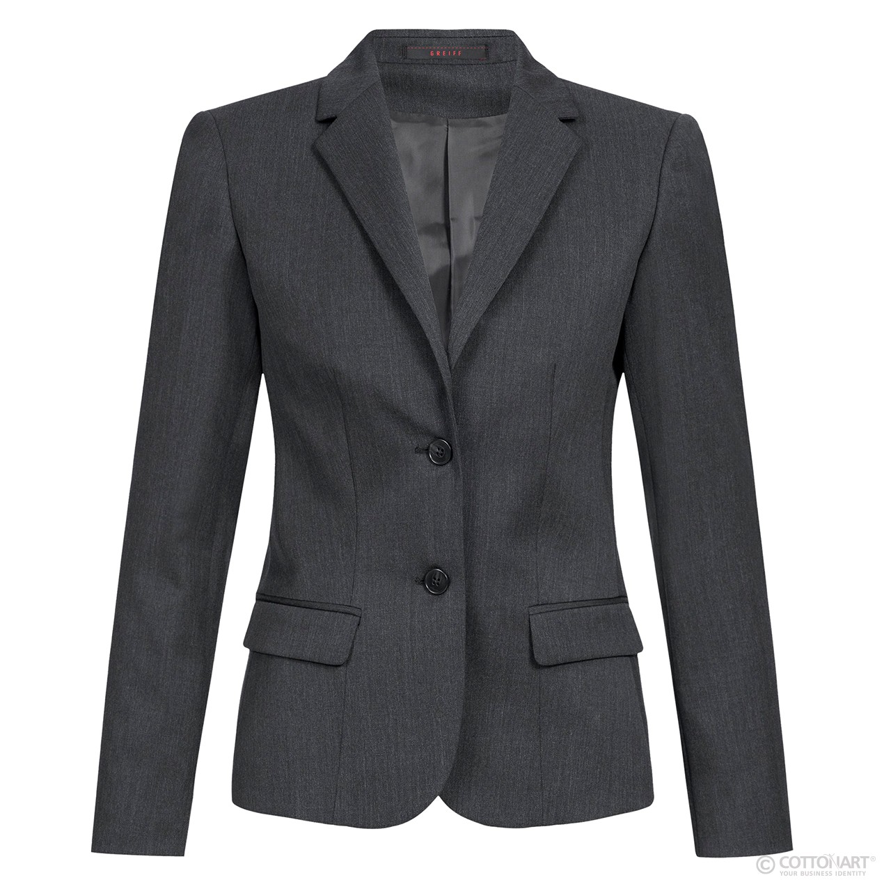 Damen-Blazer Regular Fit 1432 Greiff® Anthrazit 76