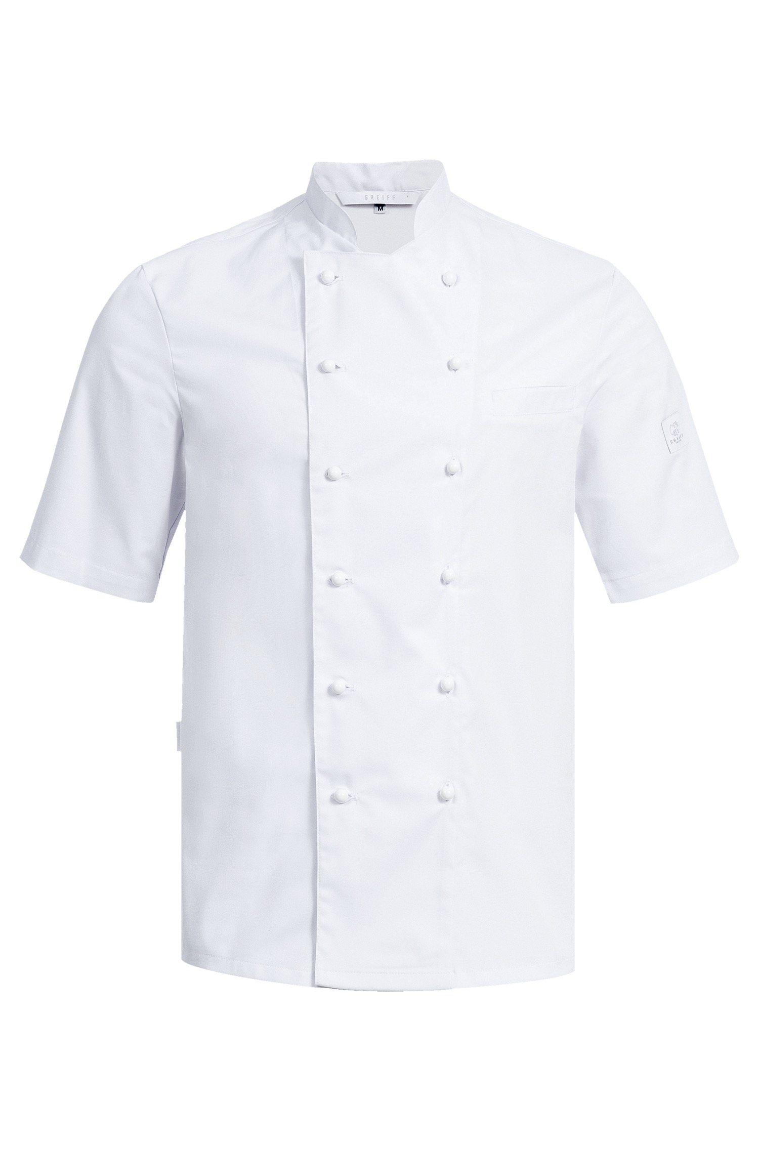 Men's stretch chef's jacket short sleeve Greiff® White S