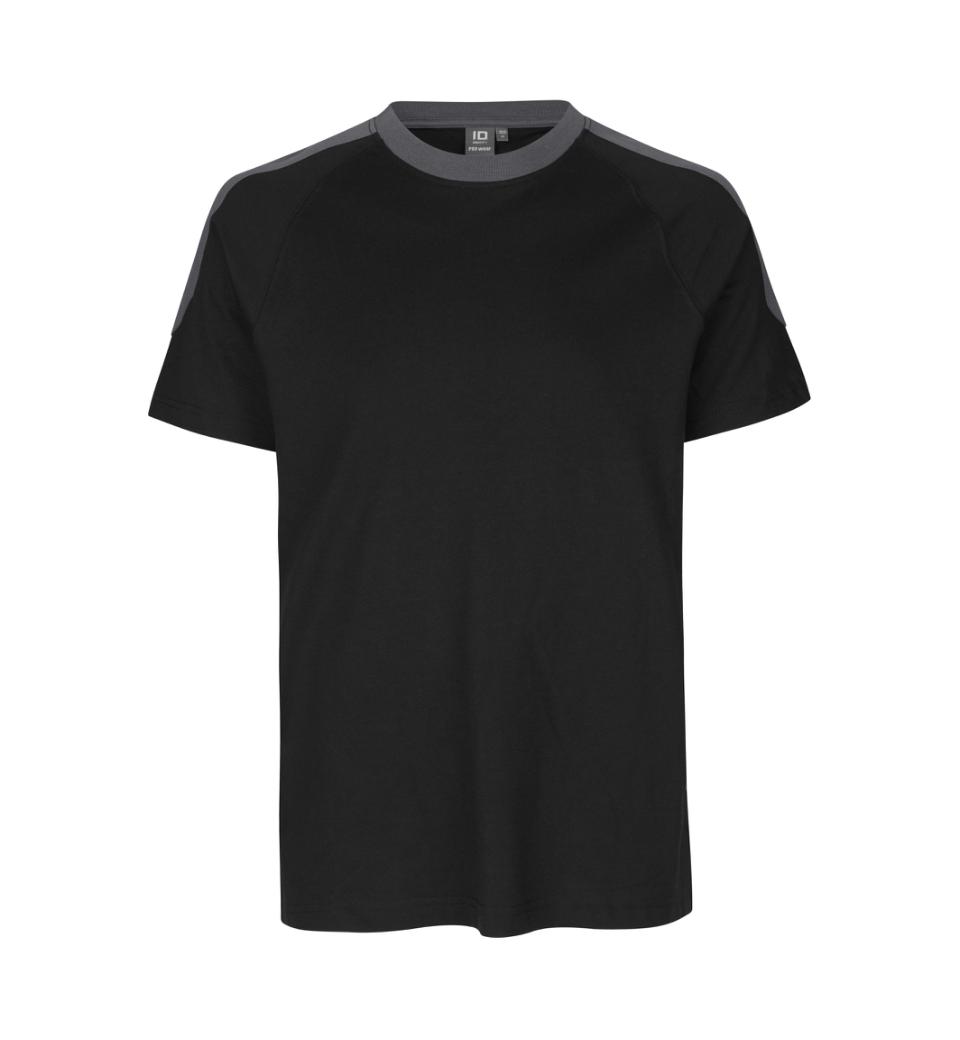 PRO Wear work T-shirt contrast 210-220 g/m² ID Identity® Black XS