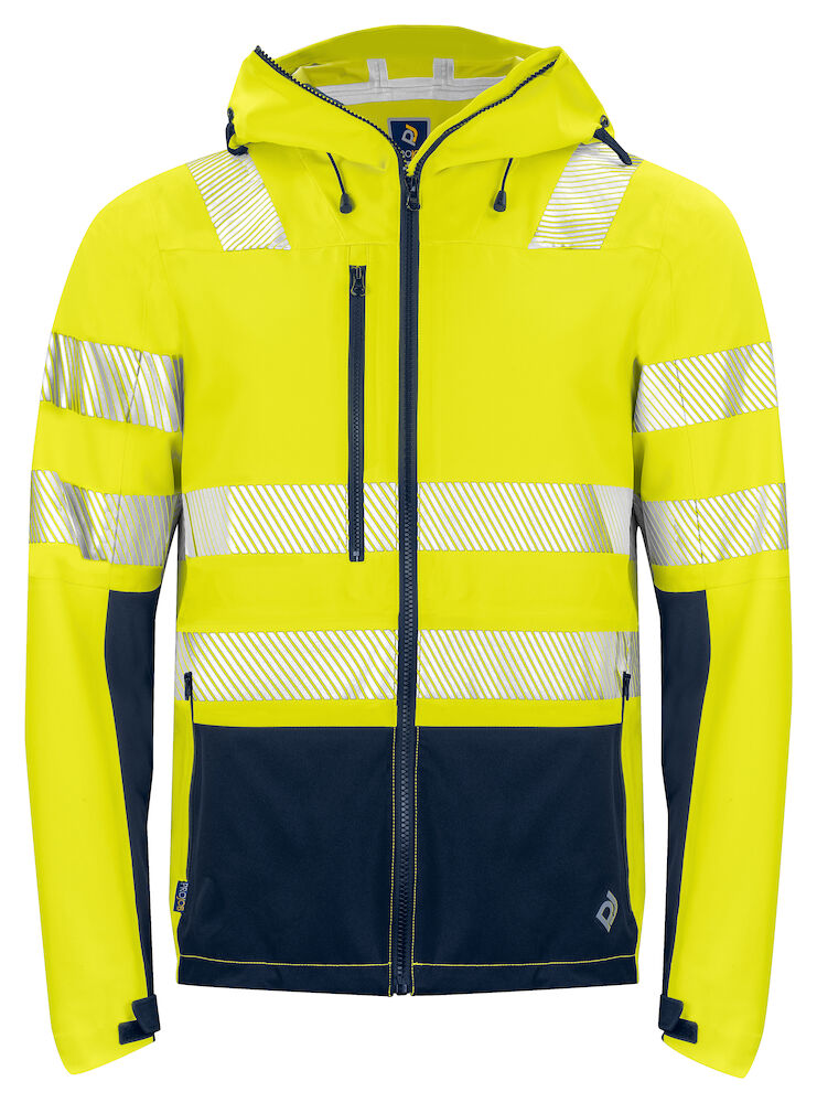 High visibility hooded softshell jacket EN ISO 20471 CLASS 3/2 Projob®